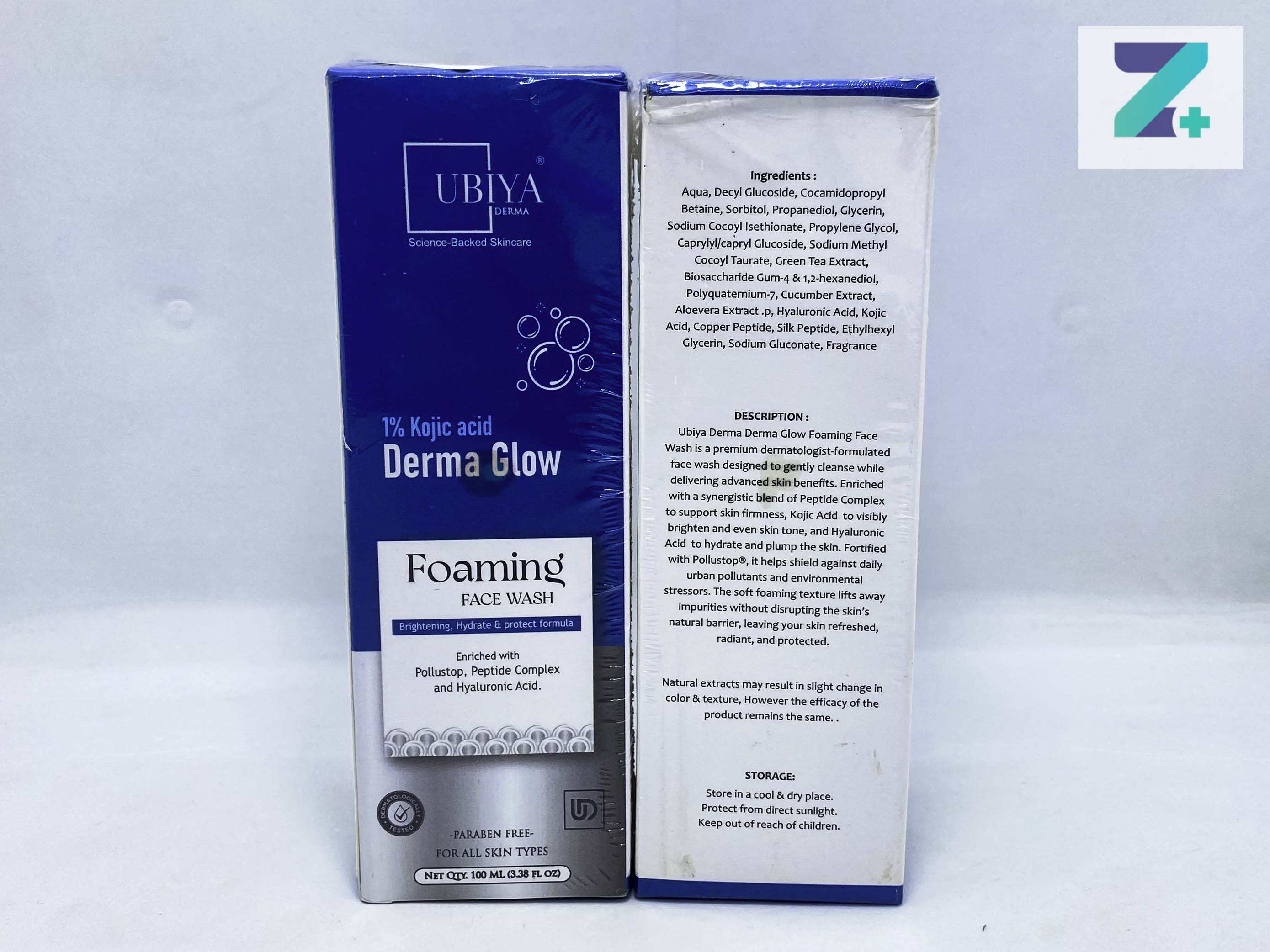 UBIYA 1% KOJIC ACID DERMA GLOW FOAMING