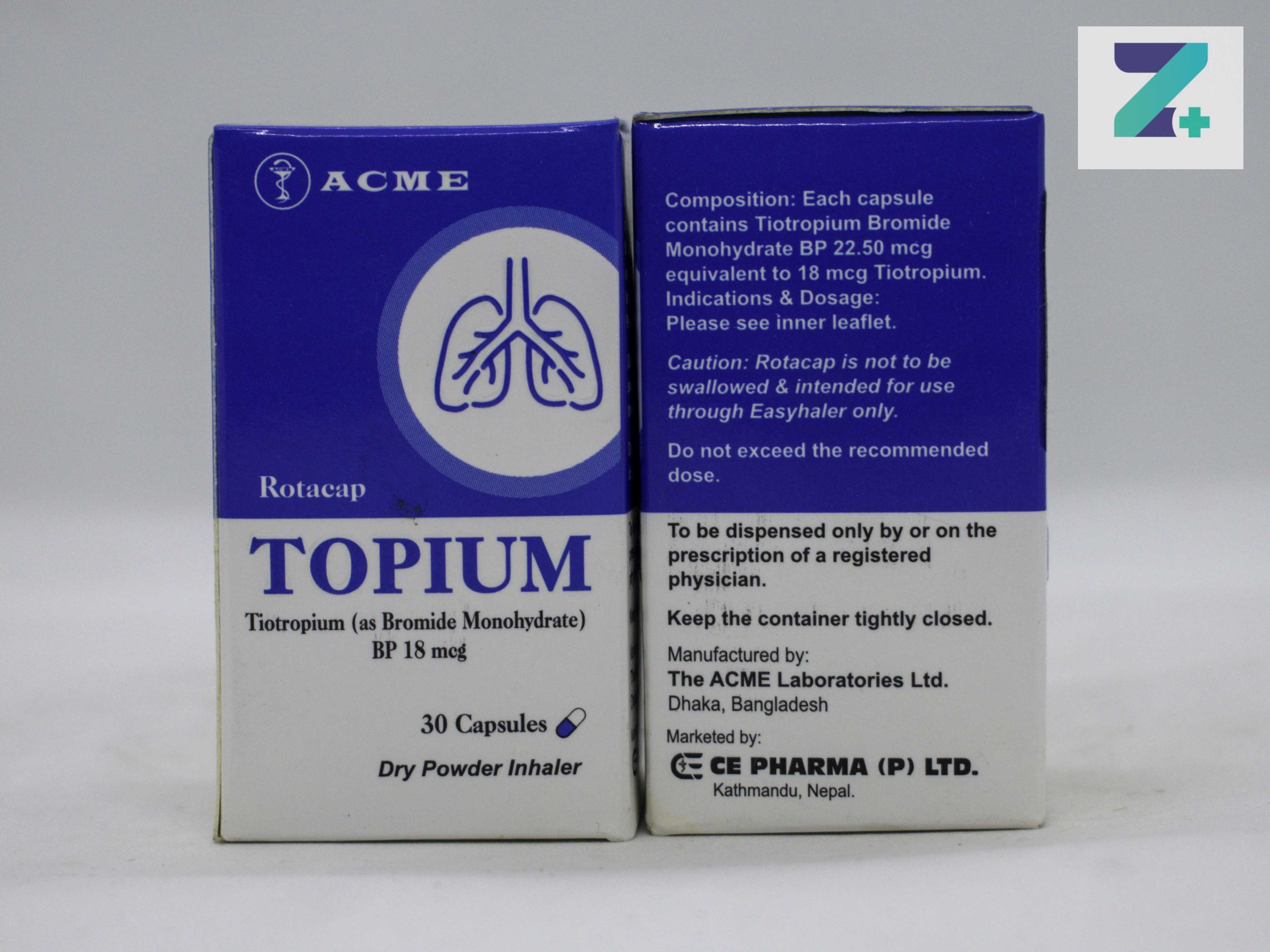 TOPIUM 18MCG ROTACAPS