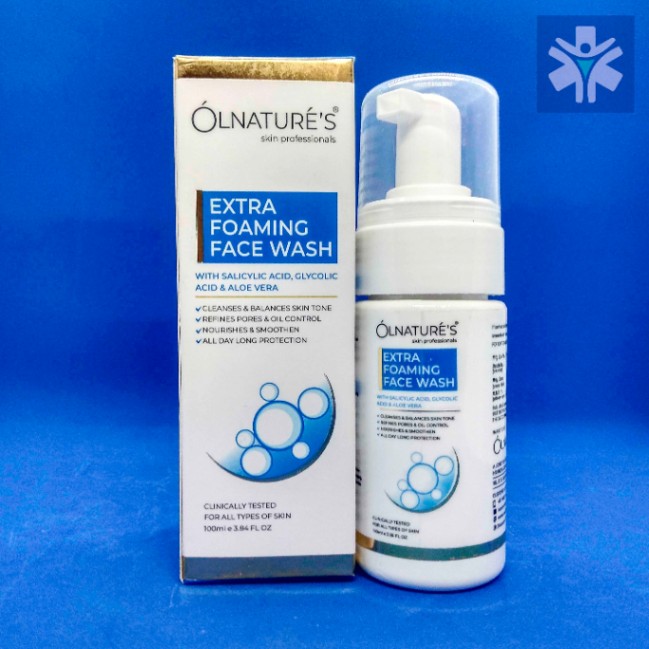 OLNATURES EXTRA FOAMING FACEWASH