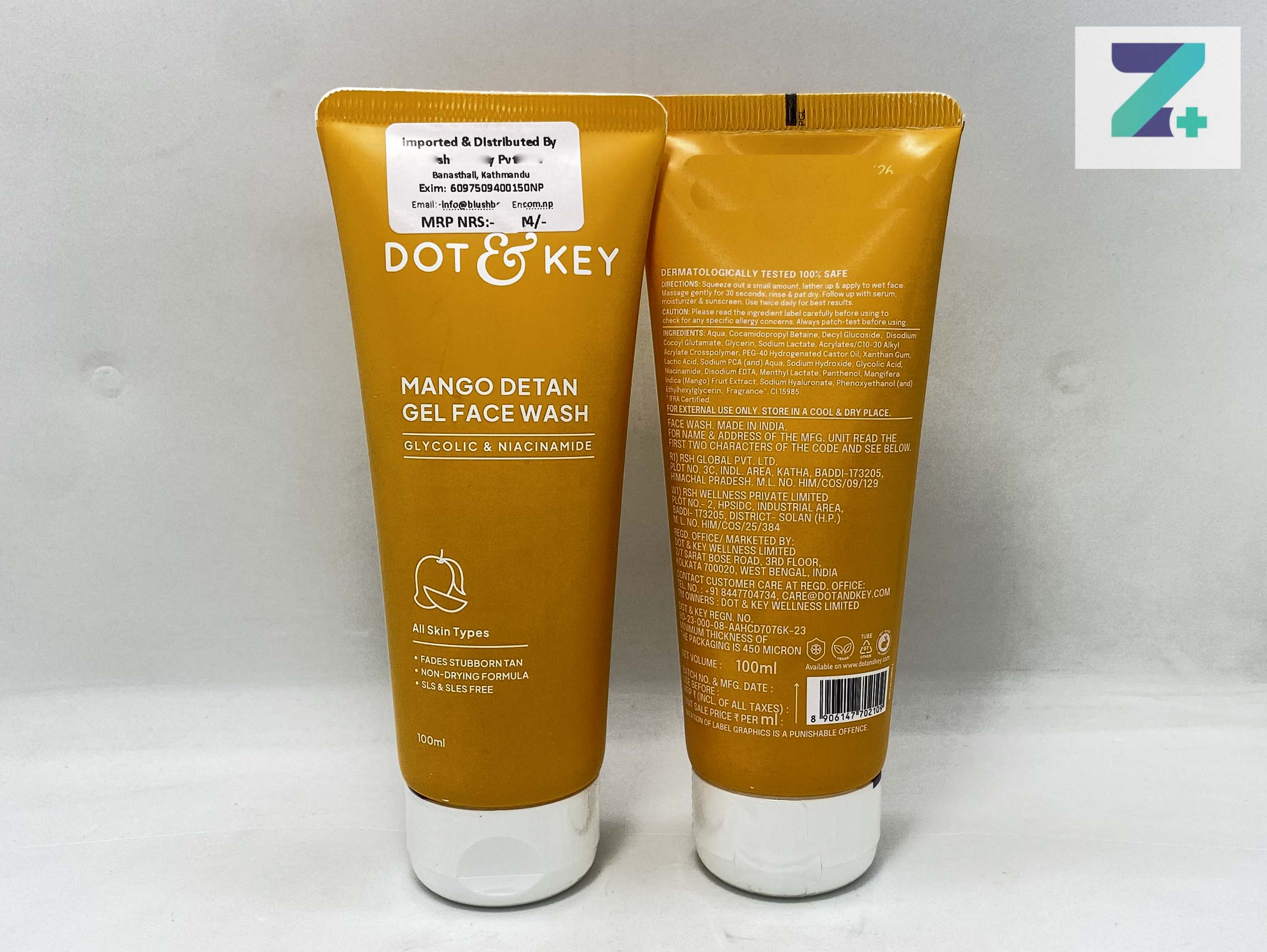 DOT & KEY MANGO DETAN GEL FACEWASH