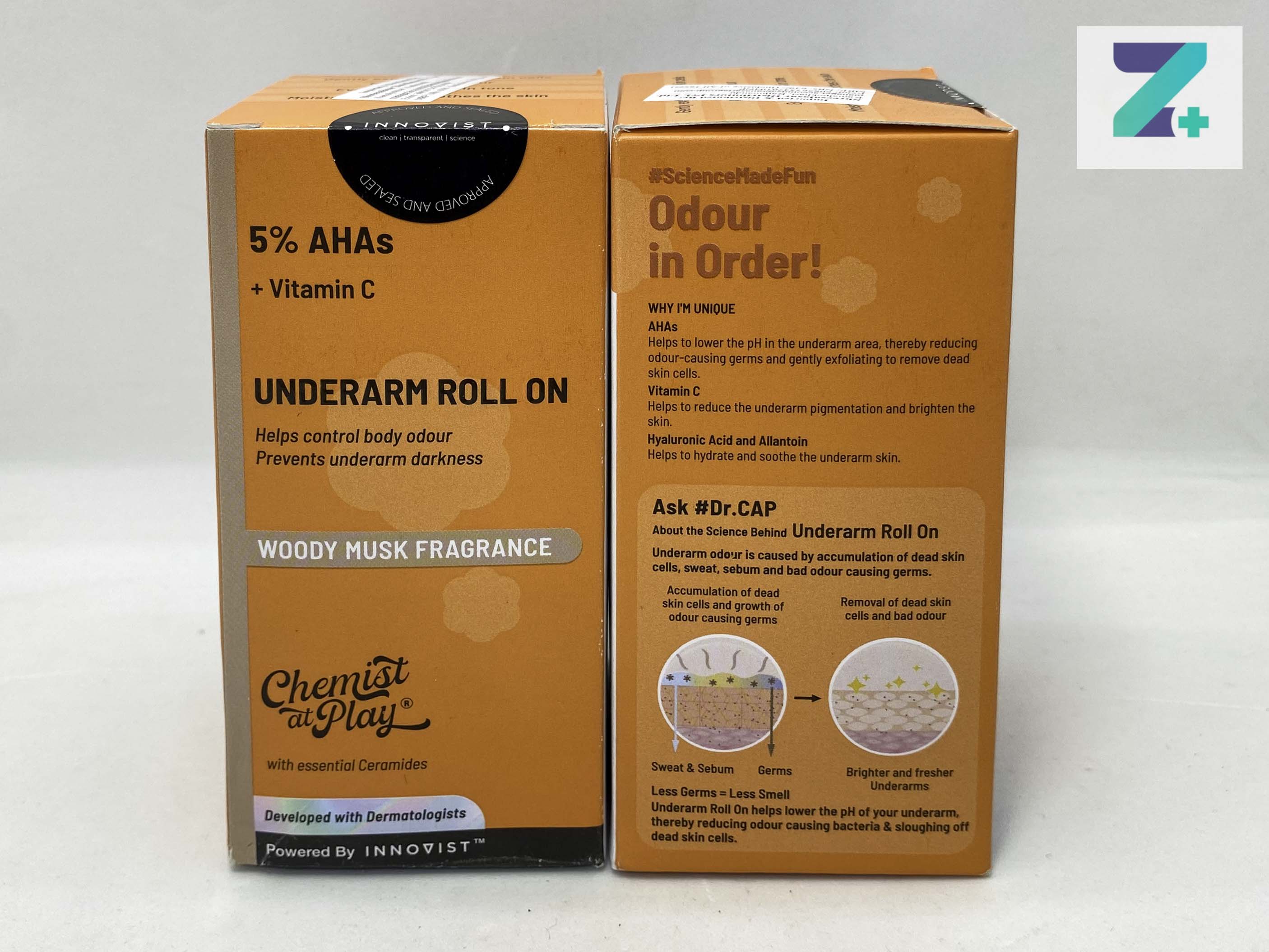 CHEMIST AT PLAY WOODY MUSK FRAGRANCE UNDERARM ROLL ON