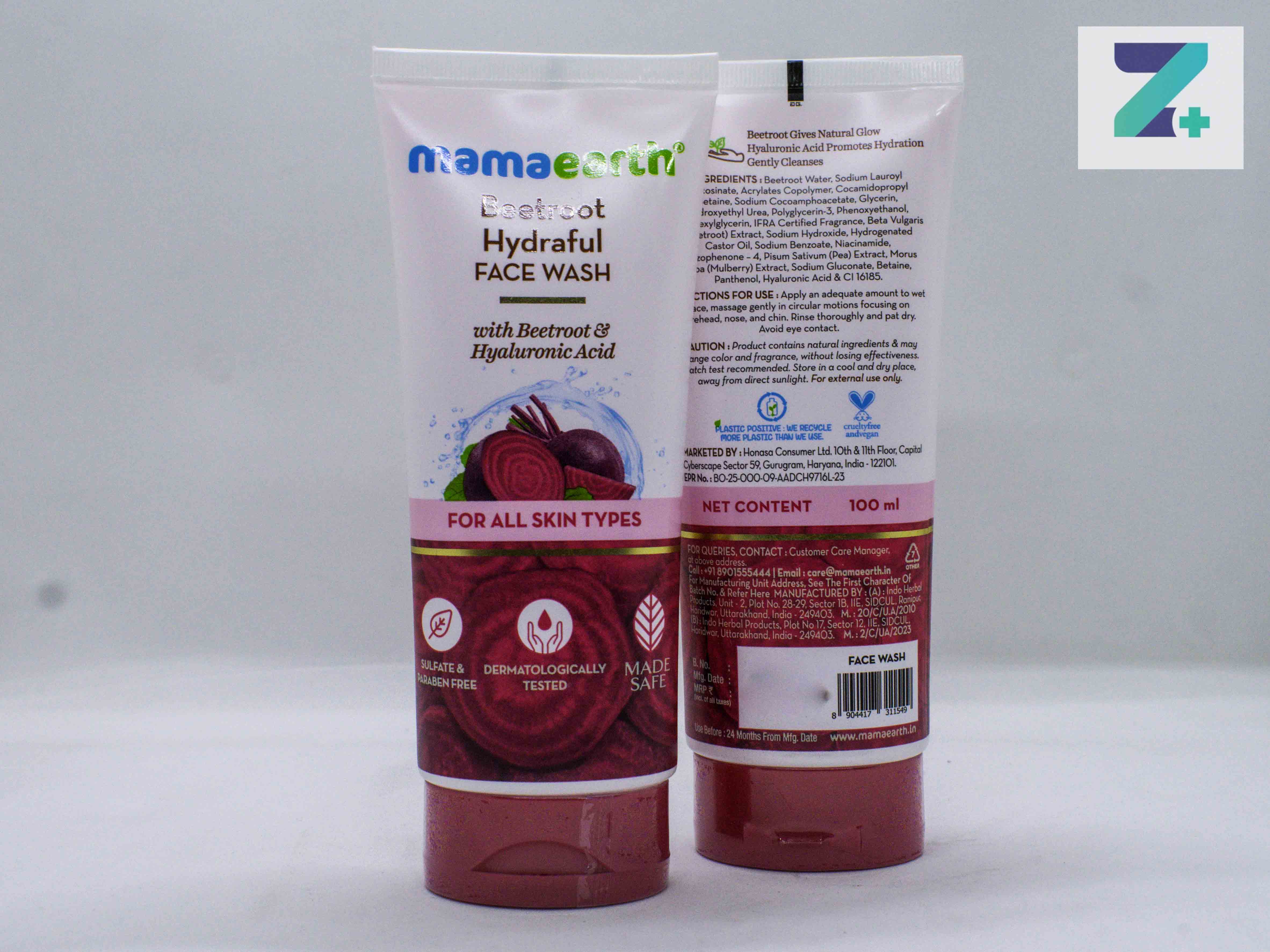 MAMAEARTH BEETROOT FACEWASH