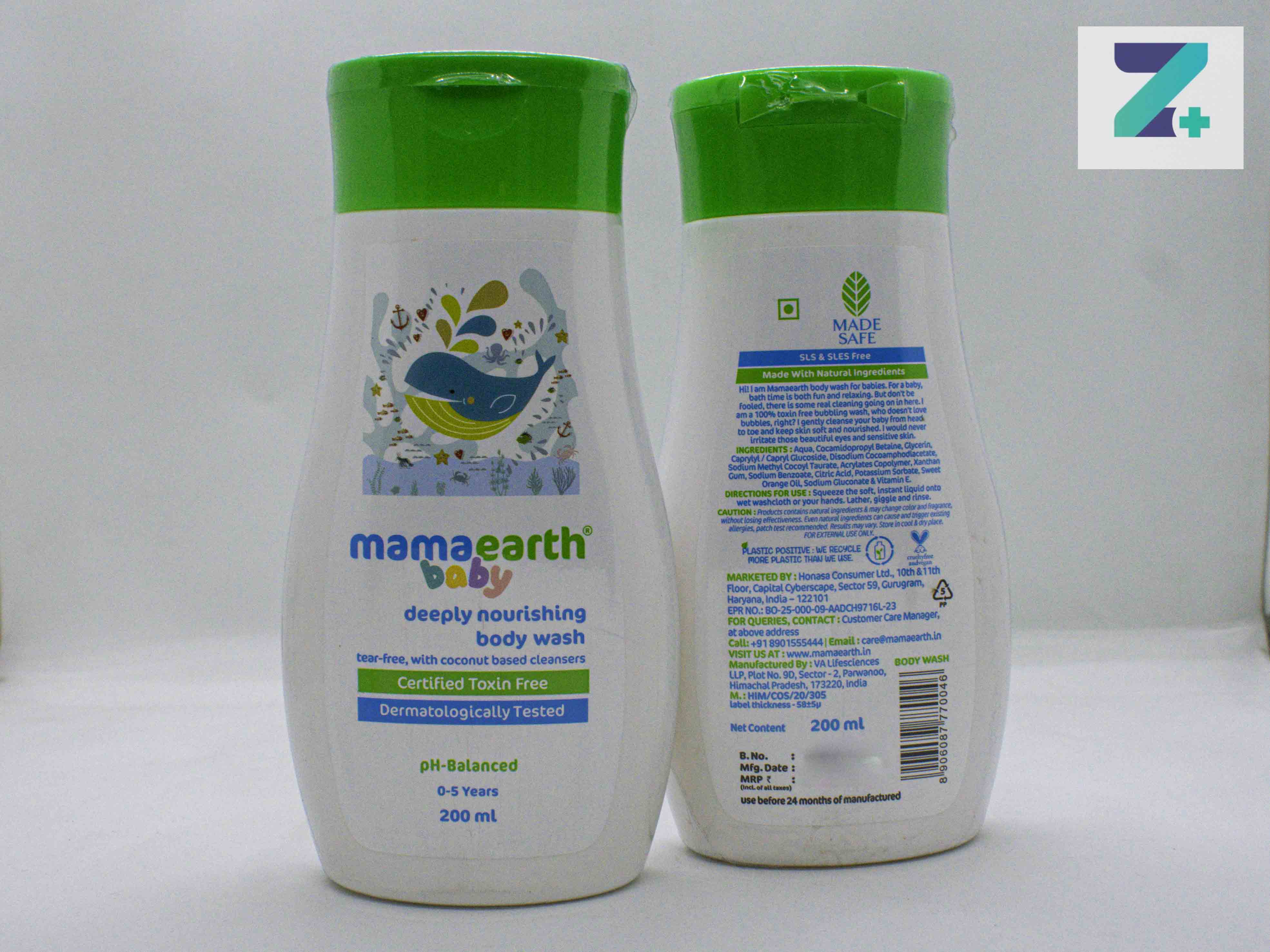 MAMA EARTH BABY DEEPLY NOURISHING BODY WASH