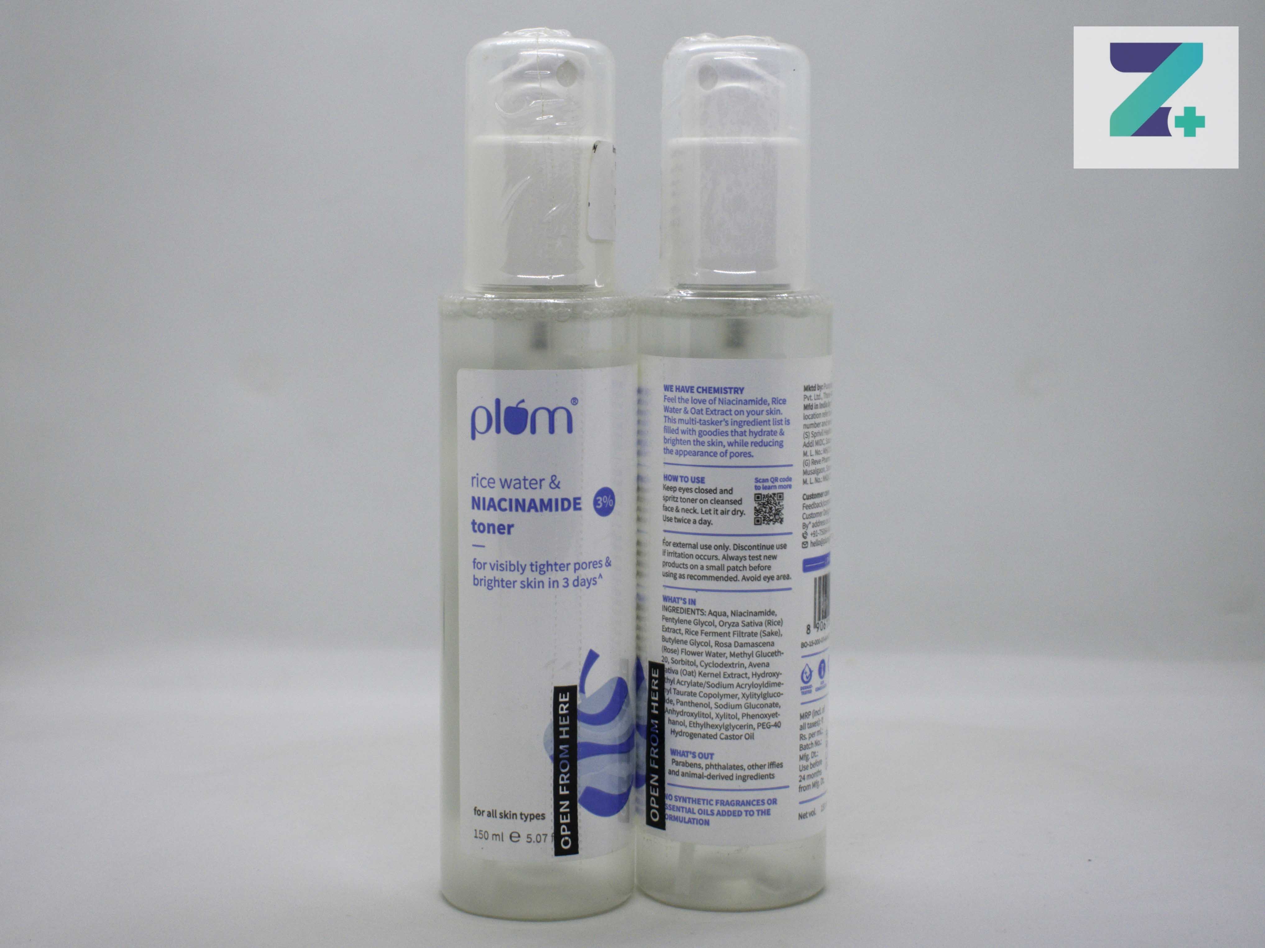 PLUM RICE WATER & NIACINAMIDE 3%