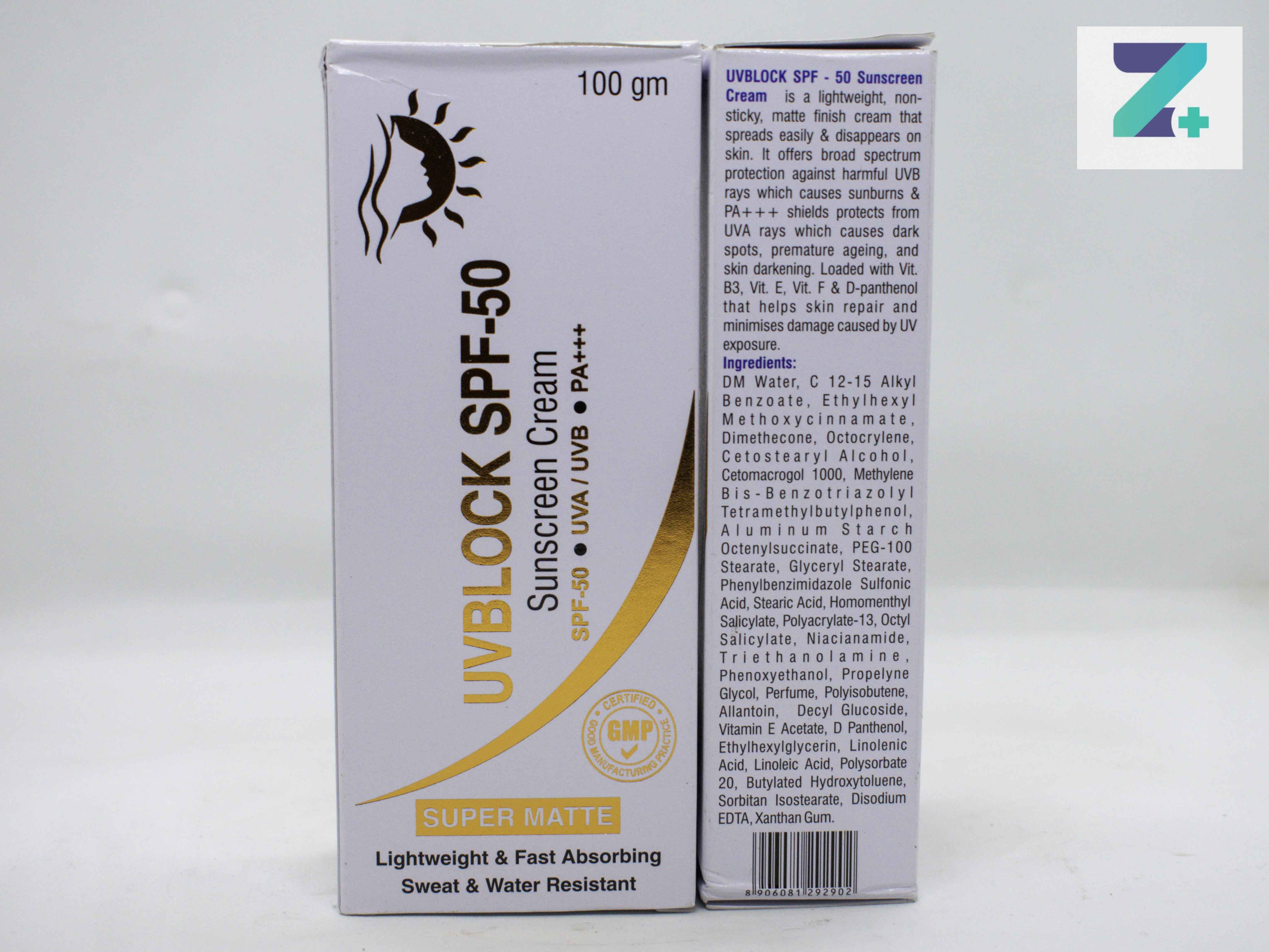 UVBLOCK SPF 50 SUNSCREEN CREAM