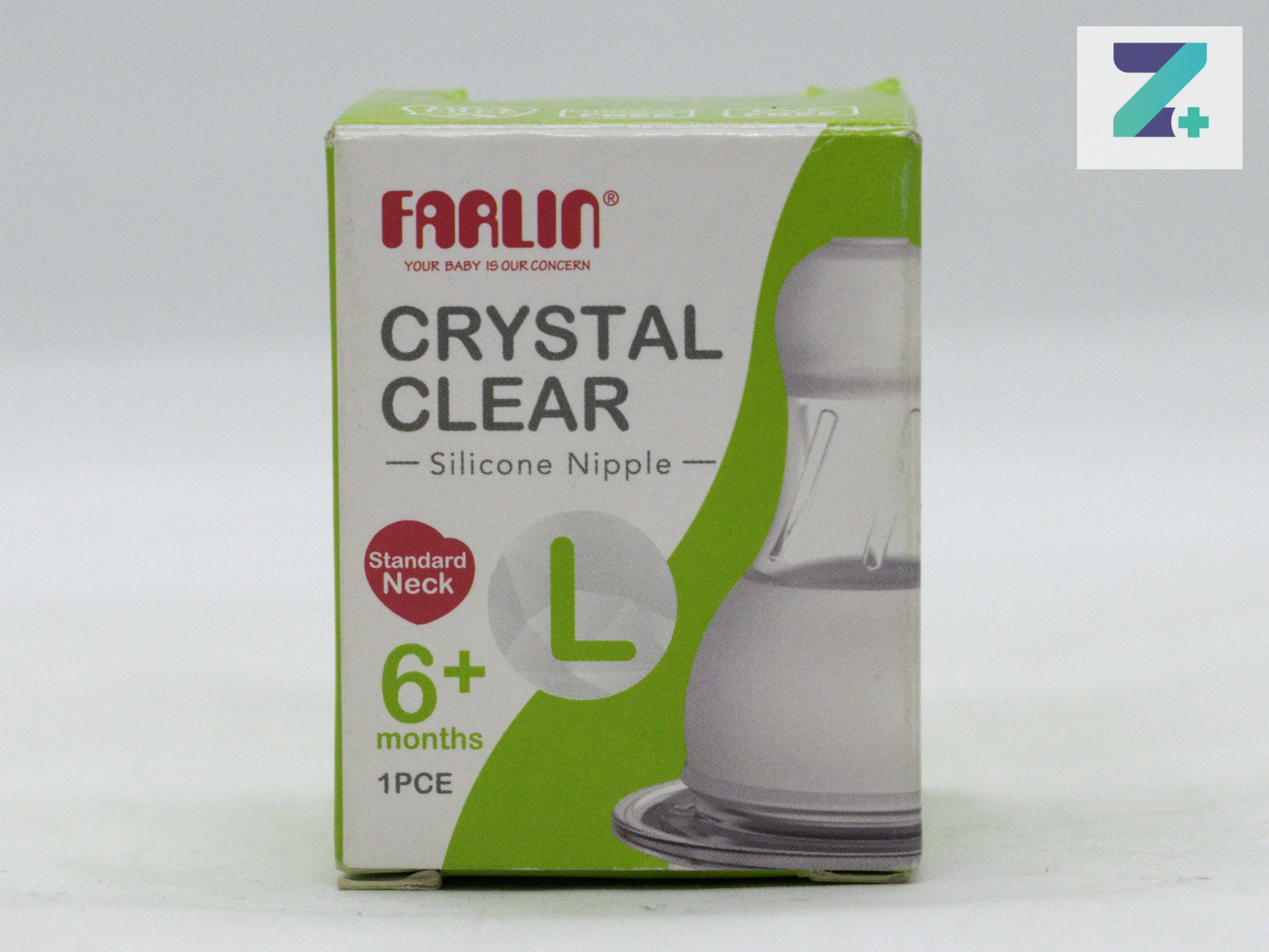 FARLIN CRYSTAL CLEAR (L)NIPPLE