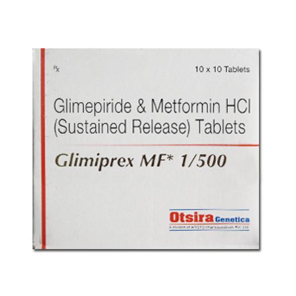GLIMIPREX MF-1/500 MG