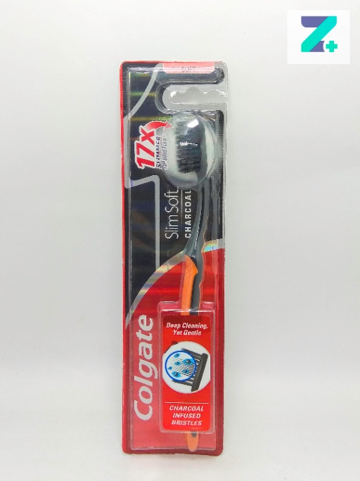 COLGATE SLIMSOFT CHARCOAL TOOTHBRUSH