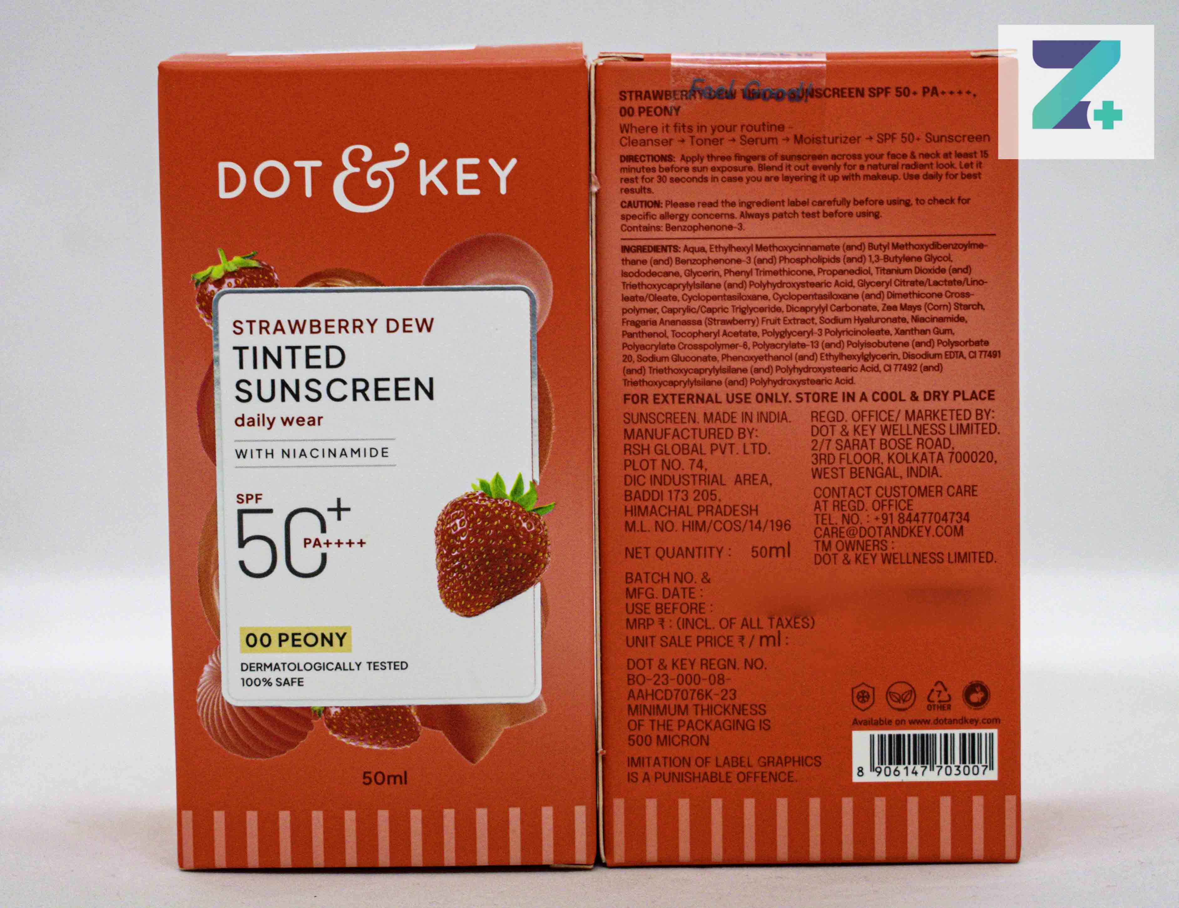 DOT & KEY STRAWBERRY DEW PEONY SPF 50 SUNSCREEN