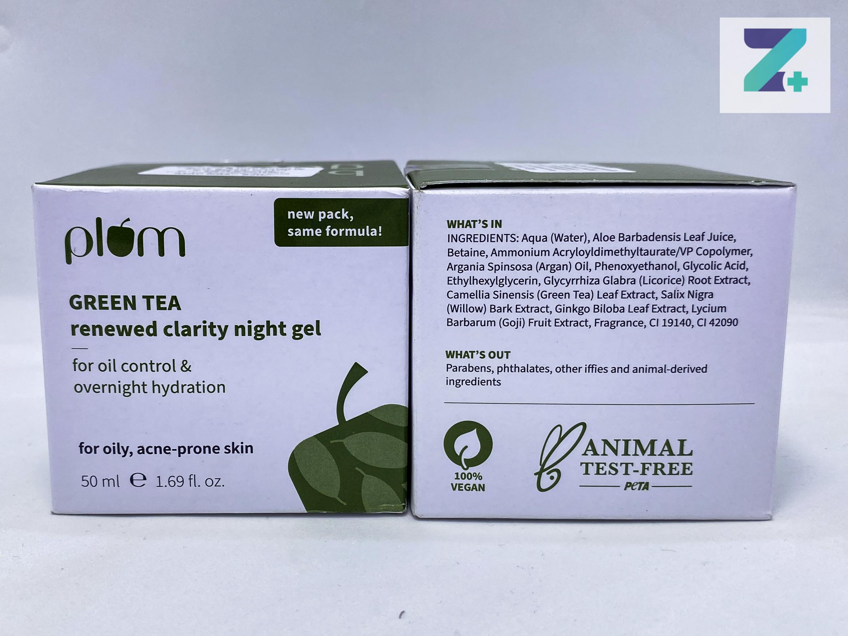 PLUM GREEN TEA RENEWED CLARITY NIGHT GEL