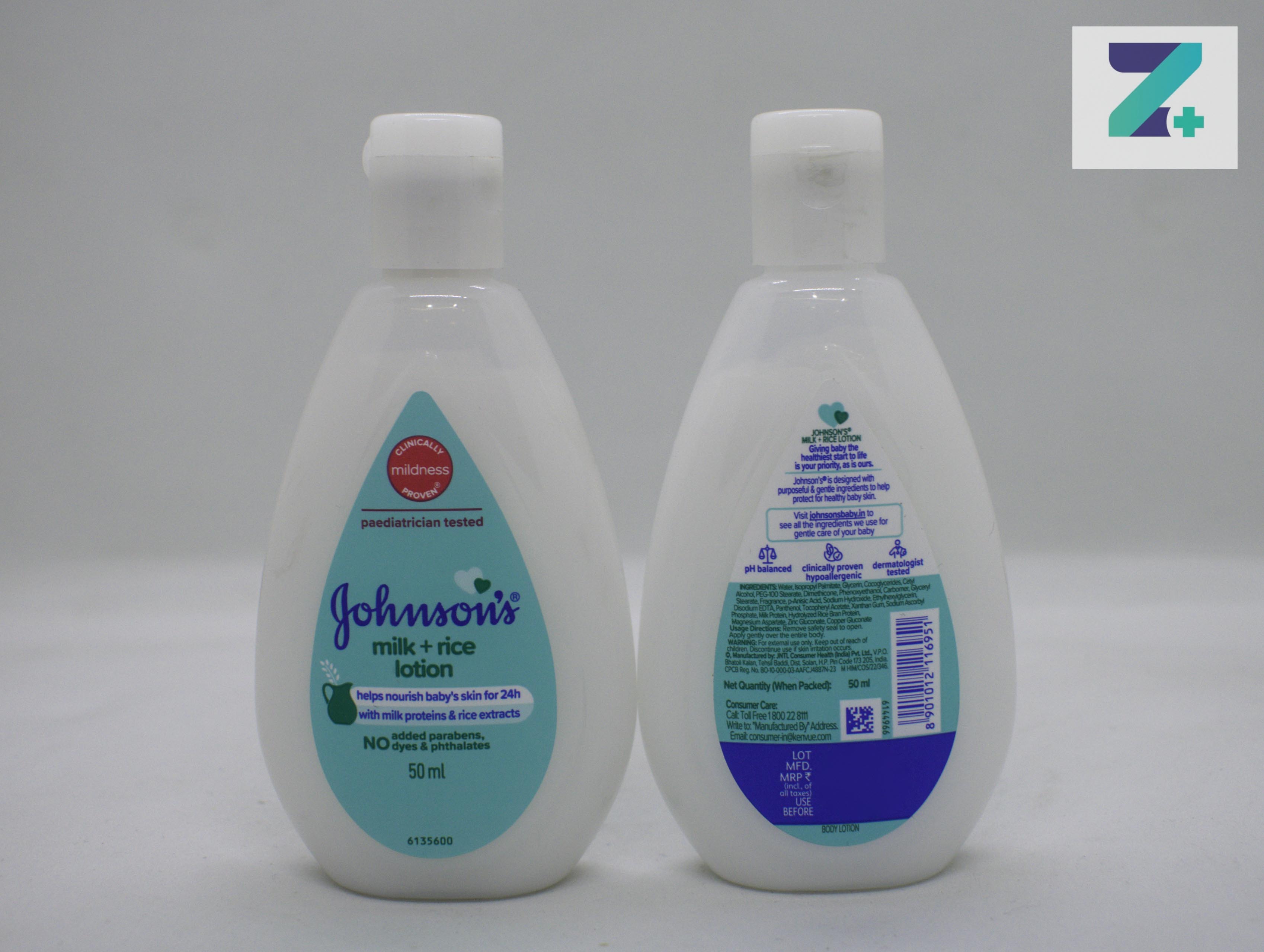 JOHNSONS BABY MILK + RICE LOTION