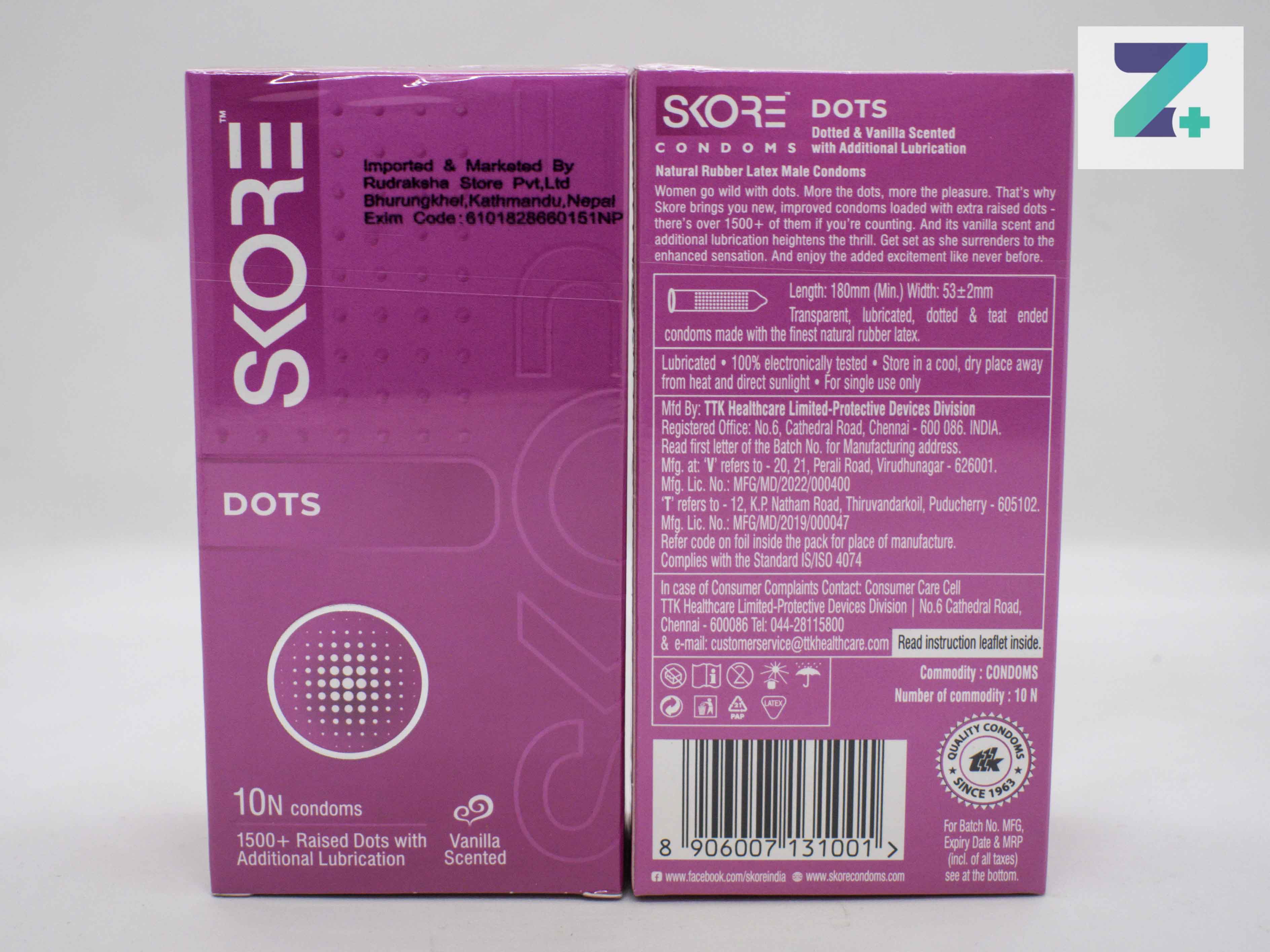 SKORE DOTS CONDOM