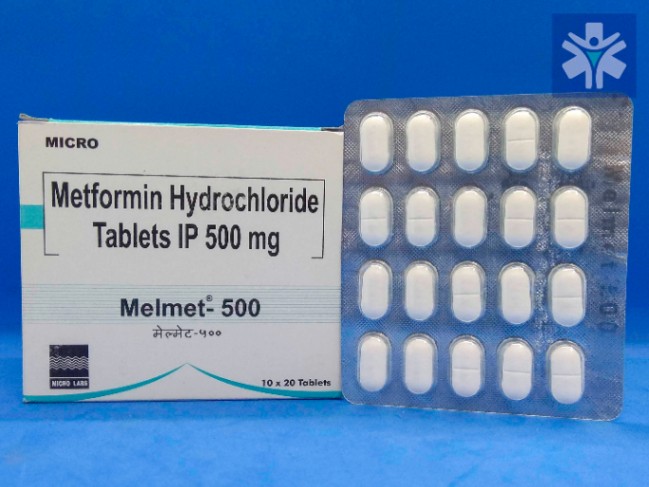 MELMET 500MG TAB