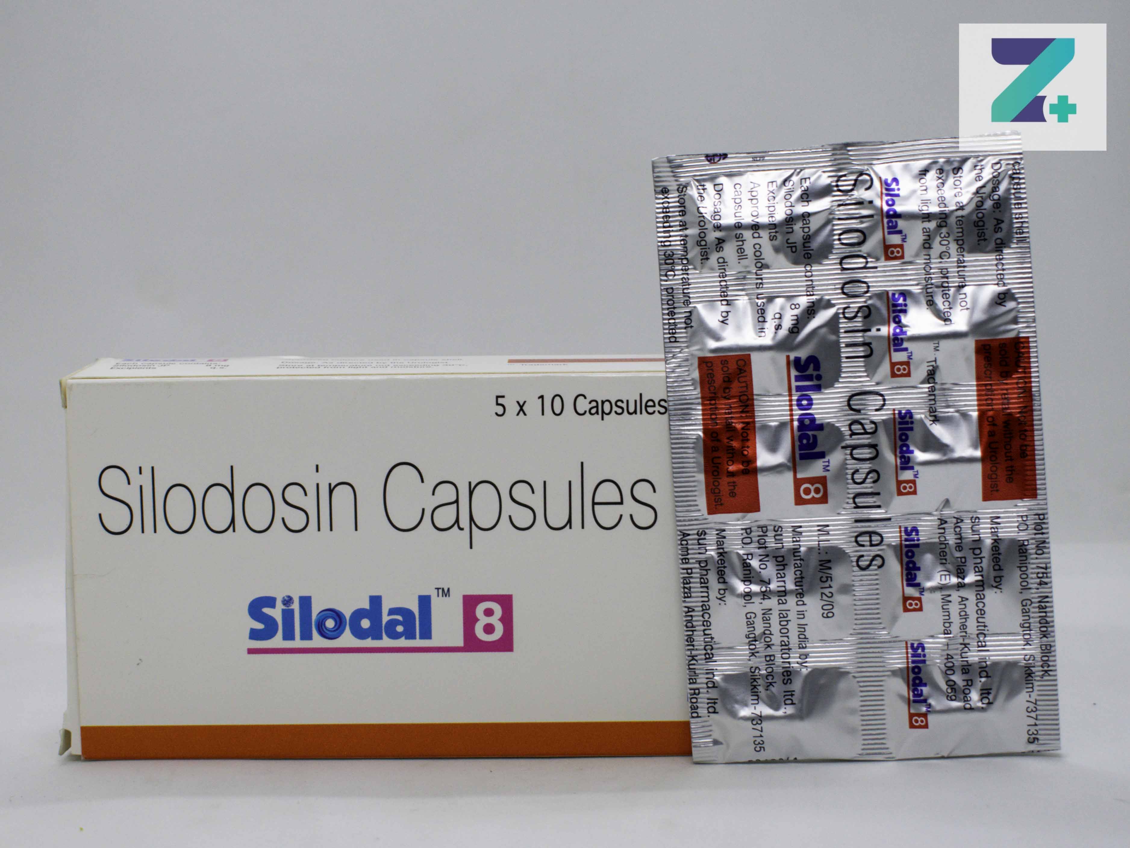 SILODAL 8MG CAP