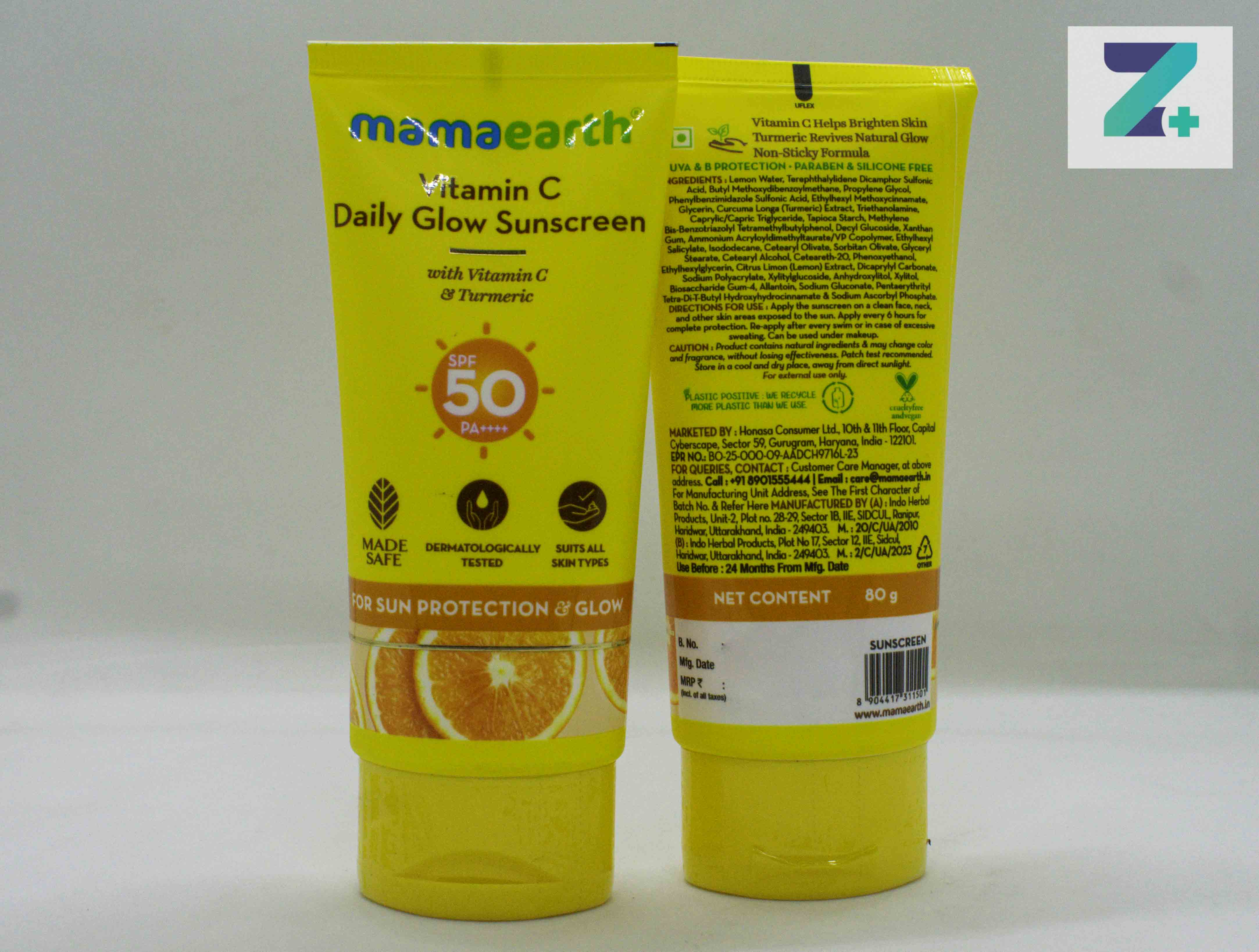 MAMAEARTH VITAMINC DAILY GLOW SUNSCREEN SPF 50 +