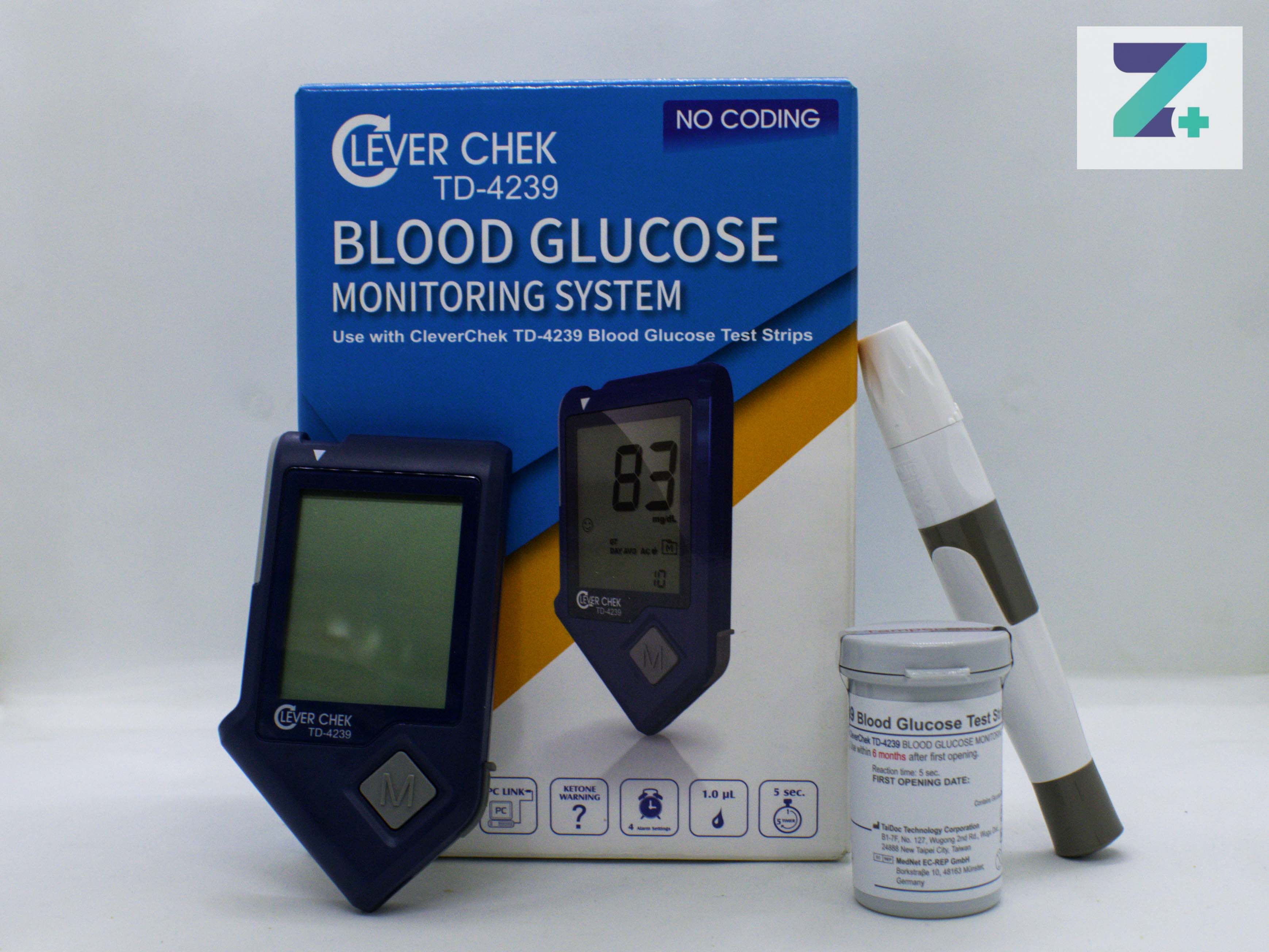 CLEVER CHEK BLOOD GLUCOSE MONITORING DEVICE