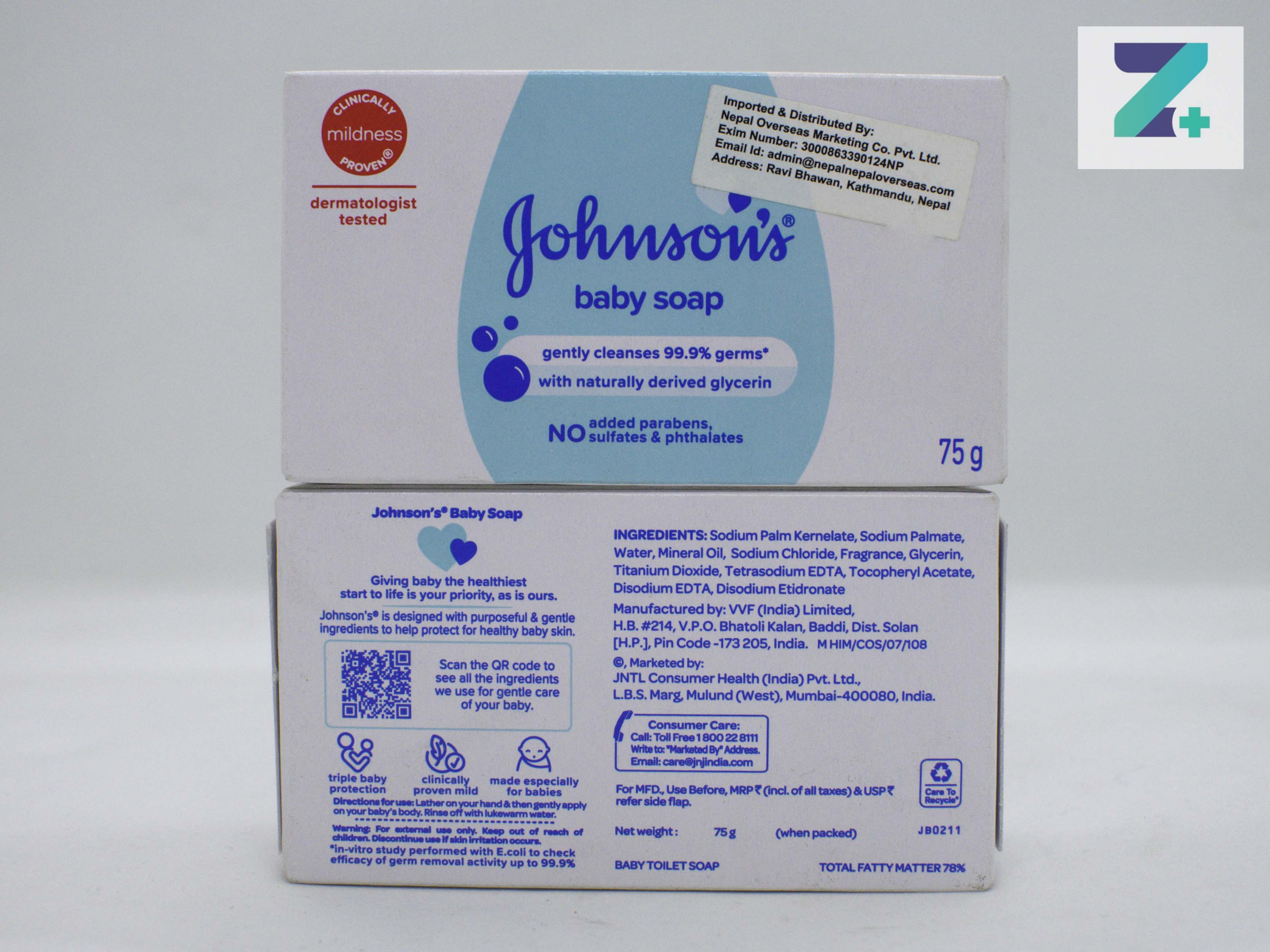 JOHNSONS BABY SOAP