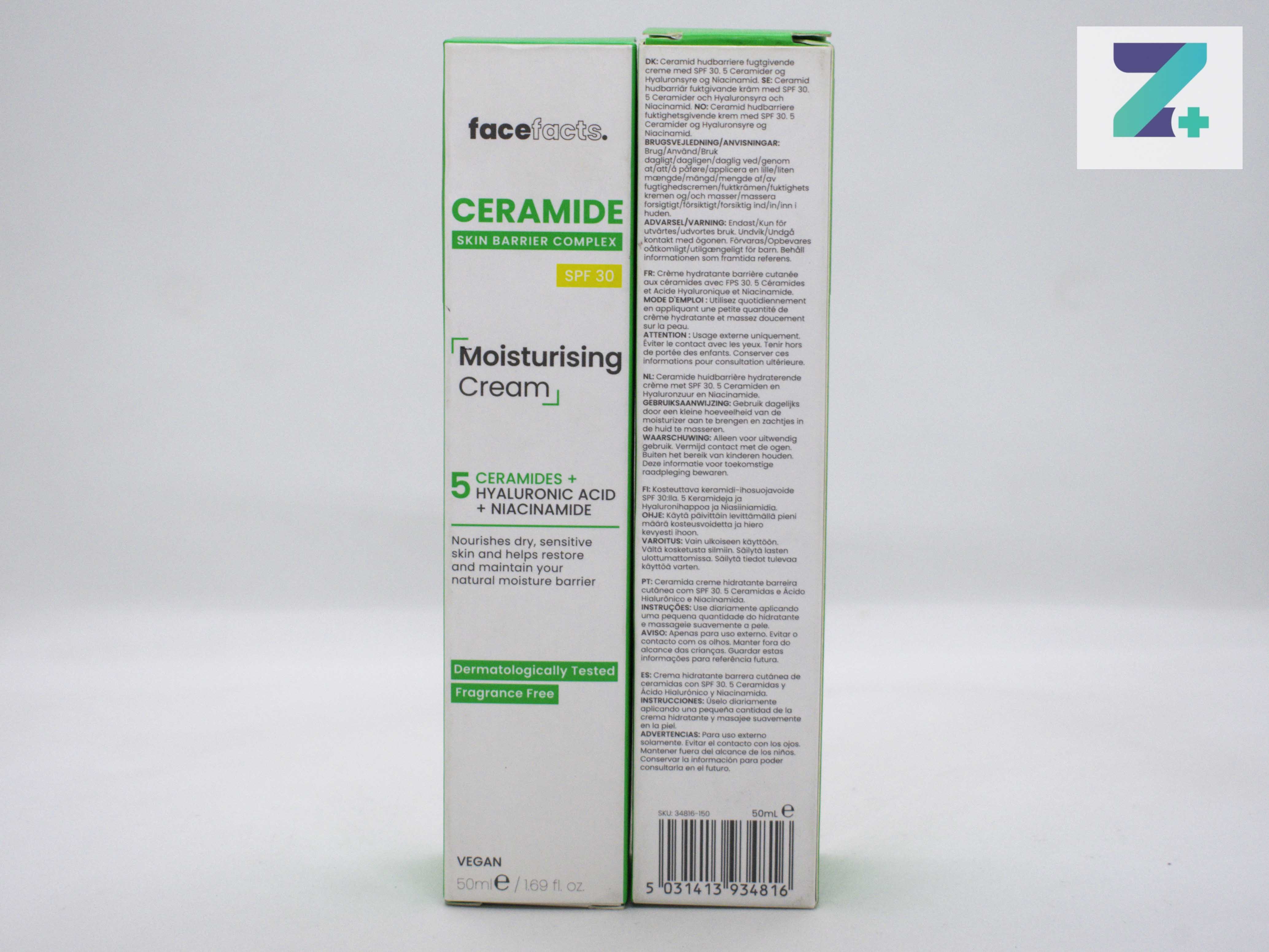 FACE FACTS CERAMIDE SPF 30 MOISTURISING CREAM