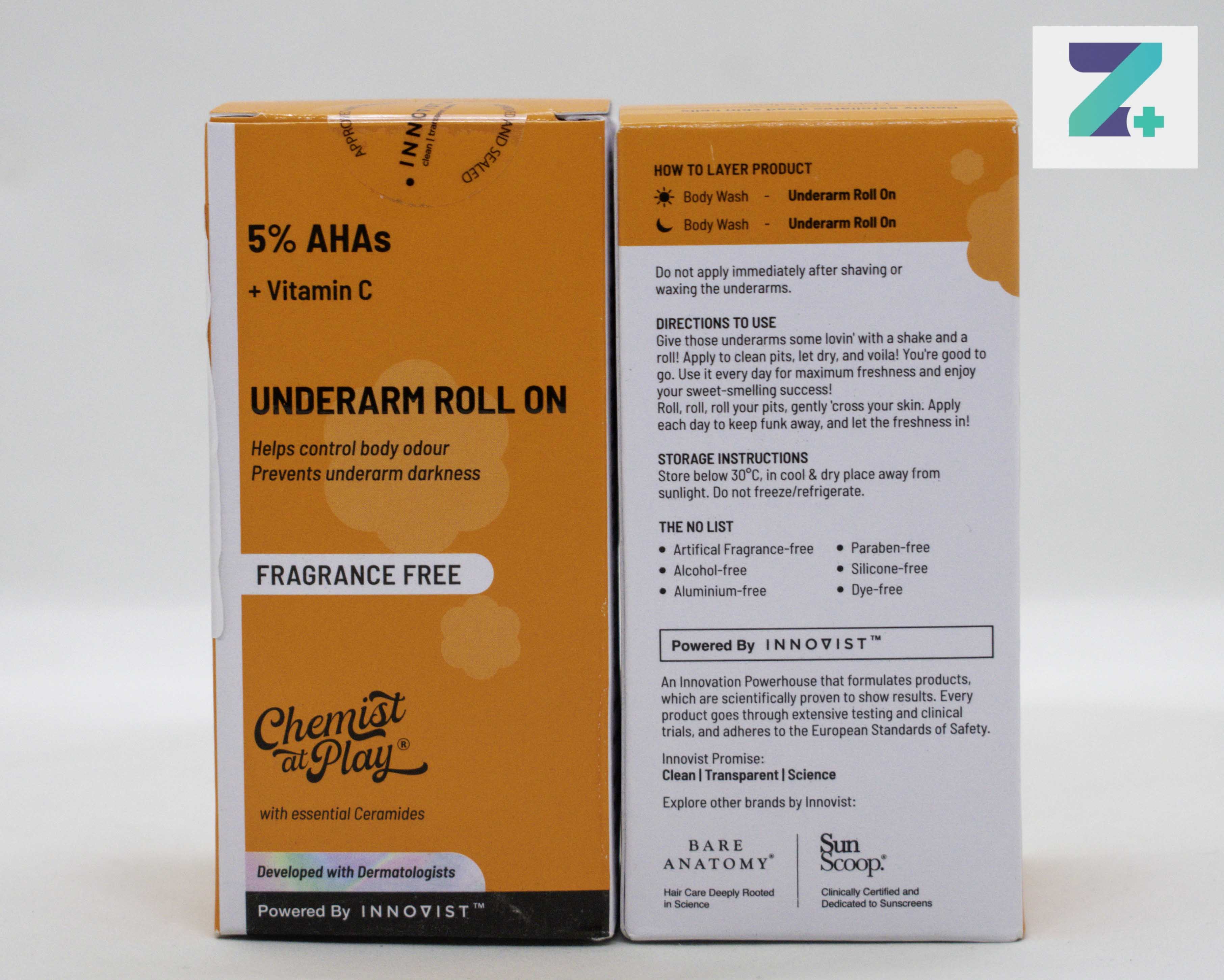 CHEMIST AT PLAY FRAGRANCE FREE UNDERARM ROLL ON