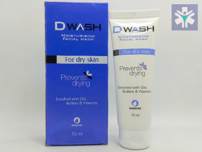 D WASH MOIST. FACEWASH