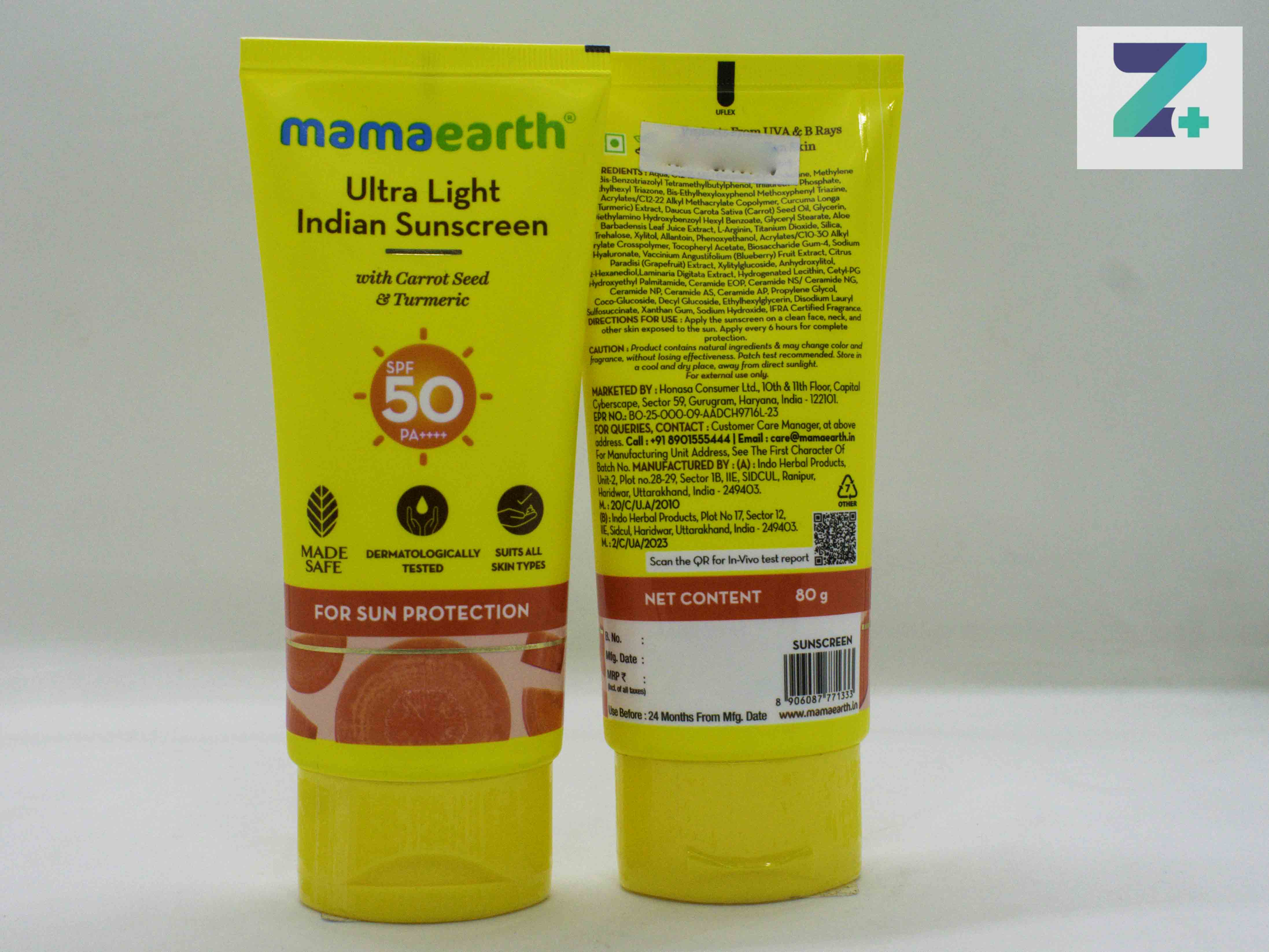 MAMAEARTH ULTRA LIGHT INDIAN SUNSCREEN