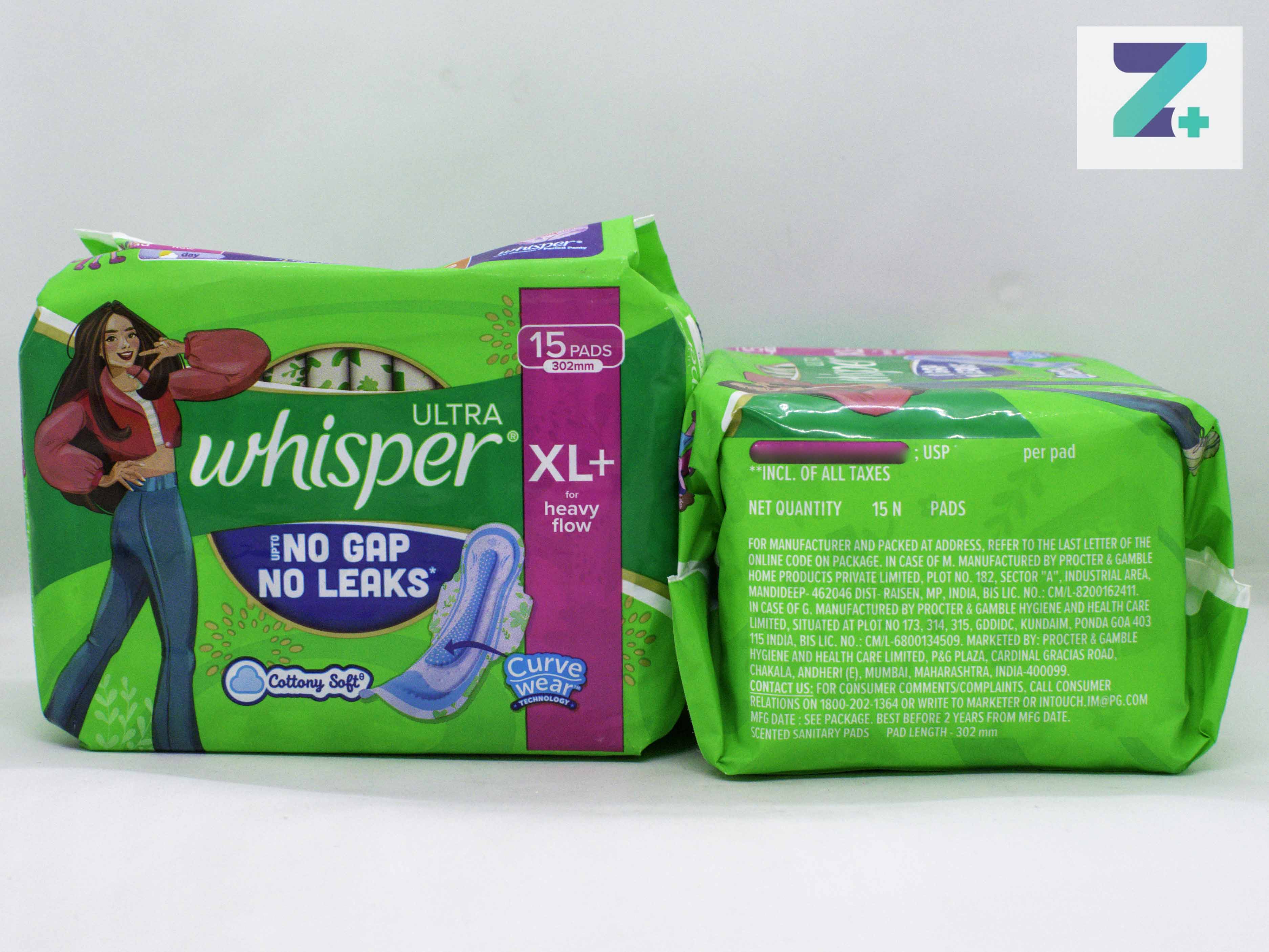 WHISPER ULTRA XL+ COTTONY SOFT PADS