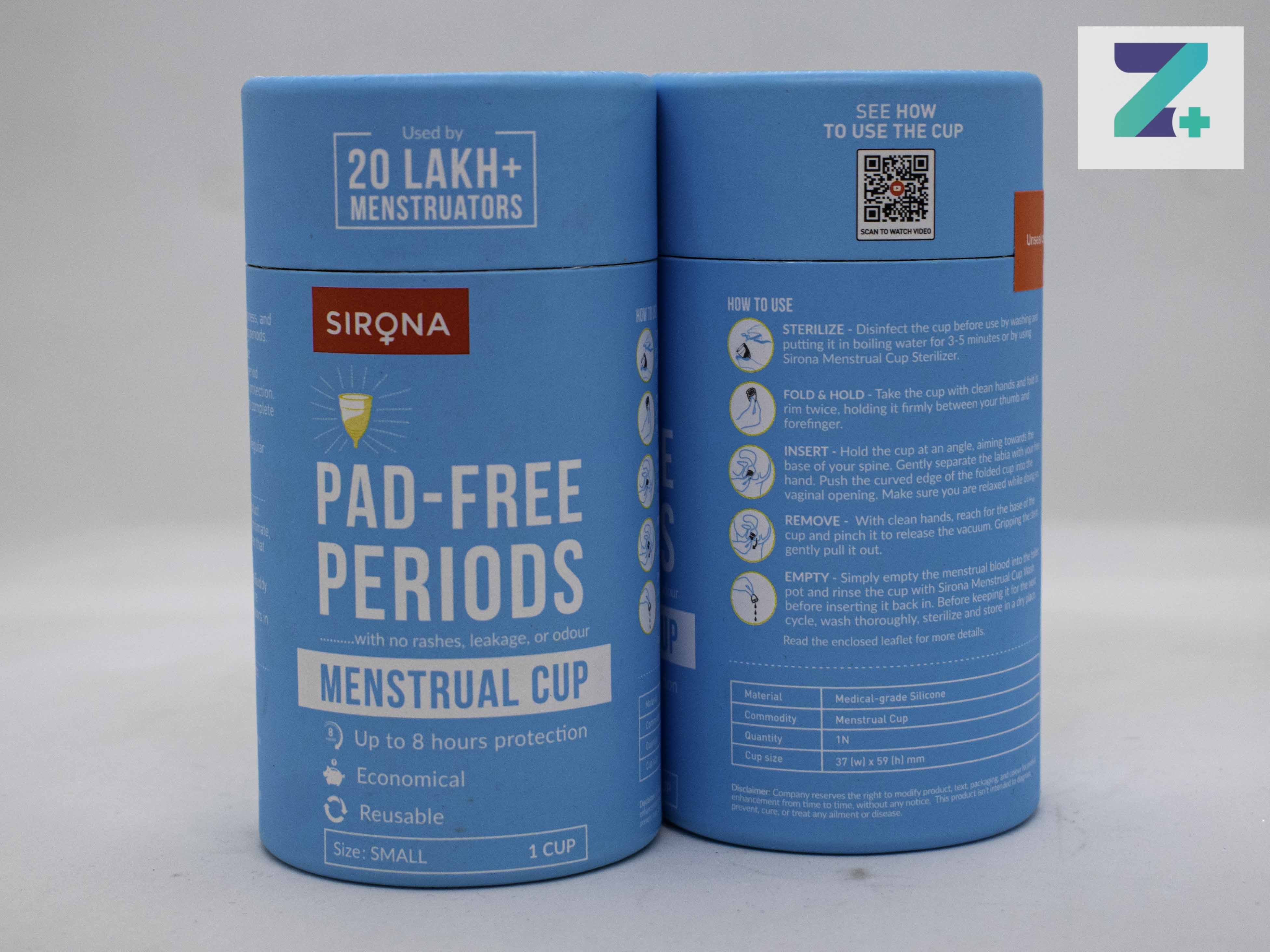 SIRONA MENSTRUAL CUP (SMALL)