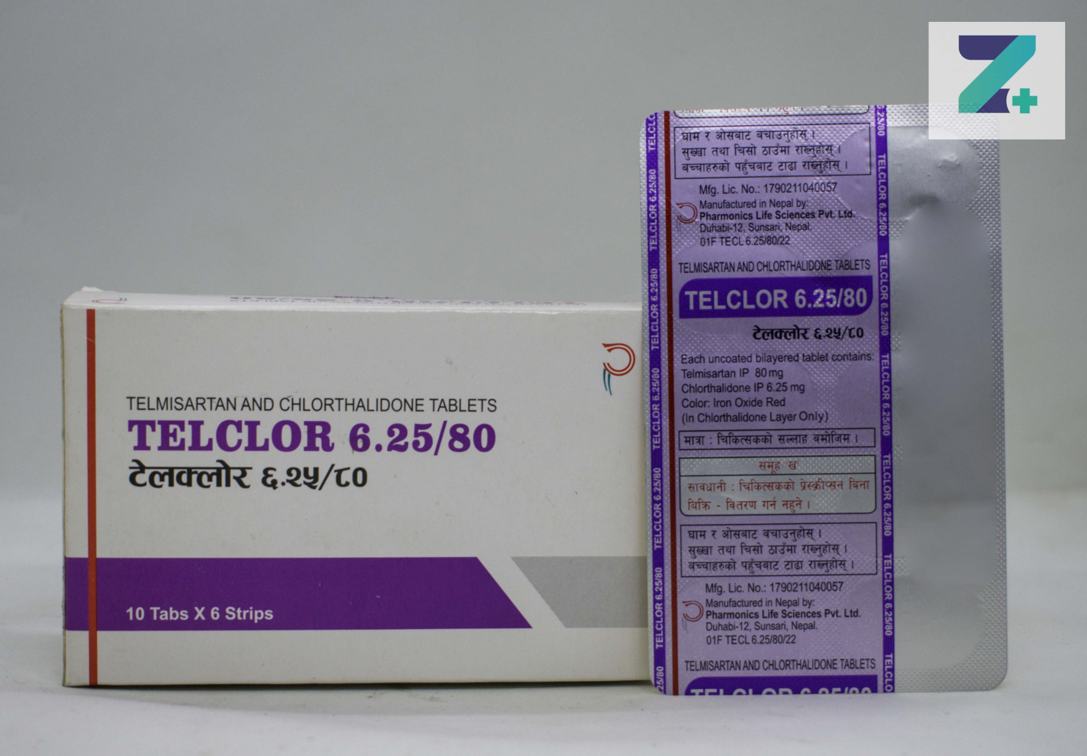 TELCLOR 6.25/80