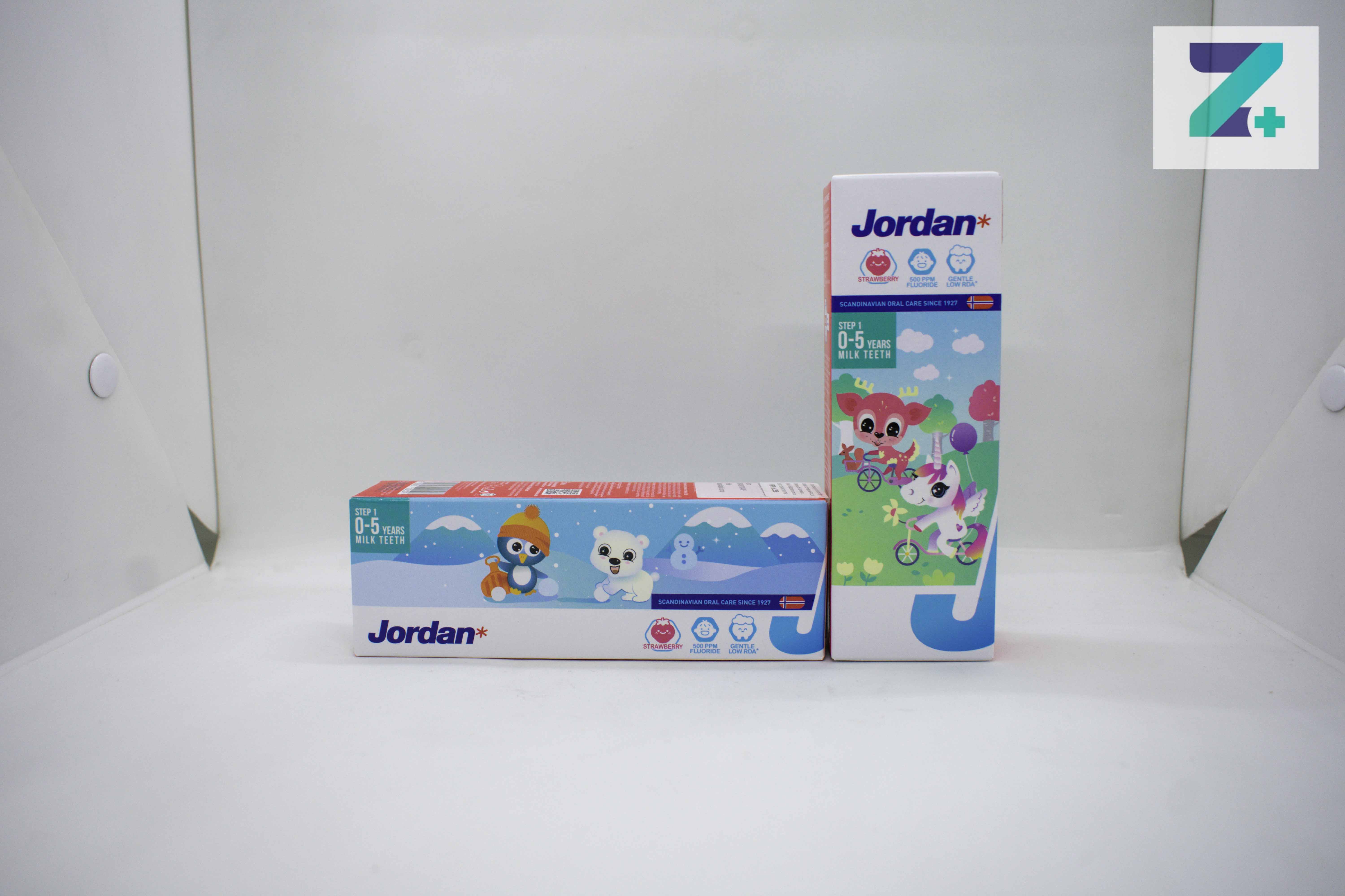 JORDAN STEP-1 MILK TEETH  STRAWBERRY TOOTHPASTE