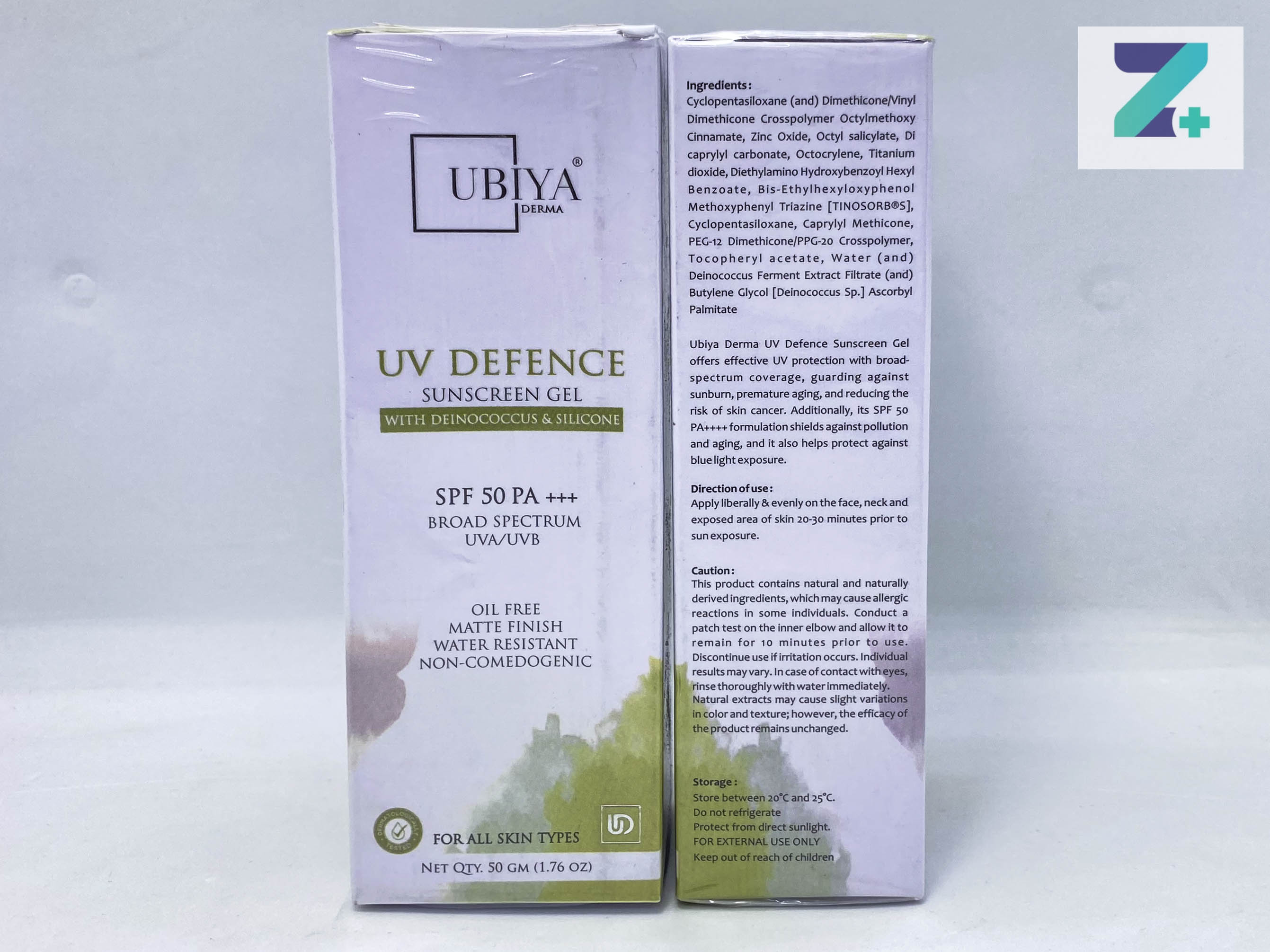 UBIYA UV DEFENCE SPF 50 SUNSCREEN