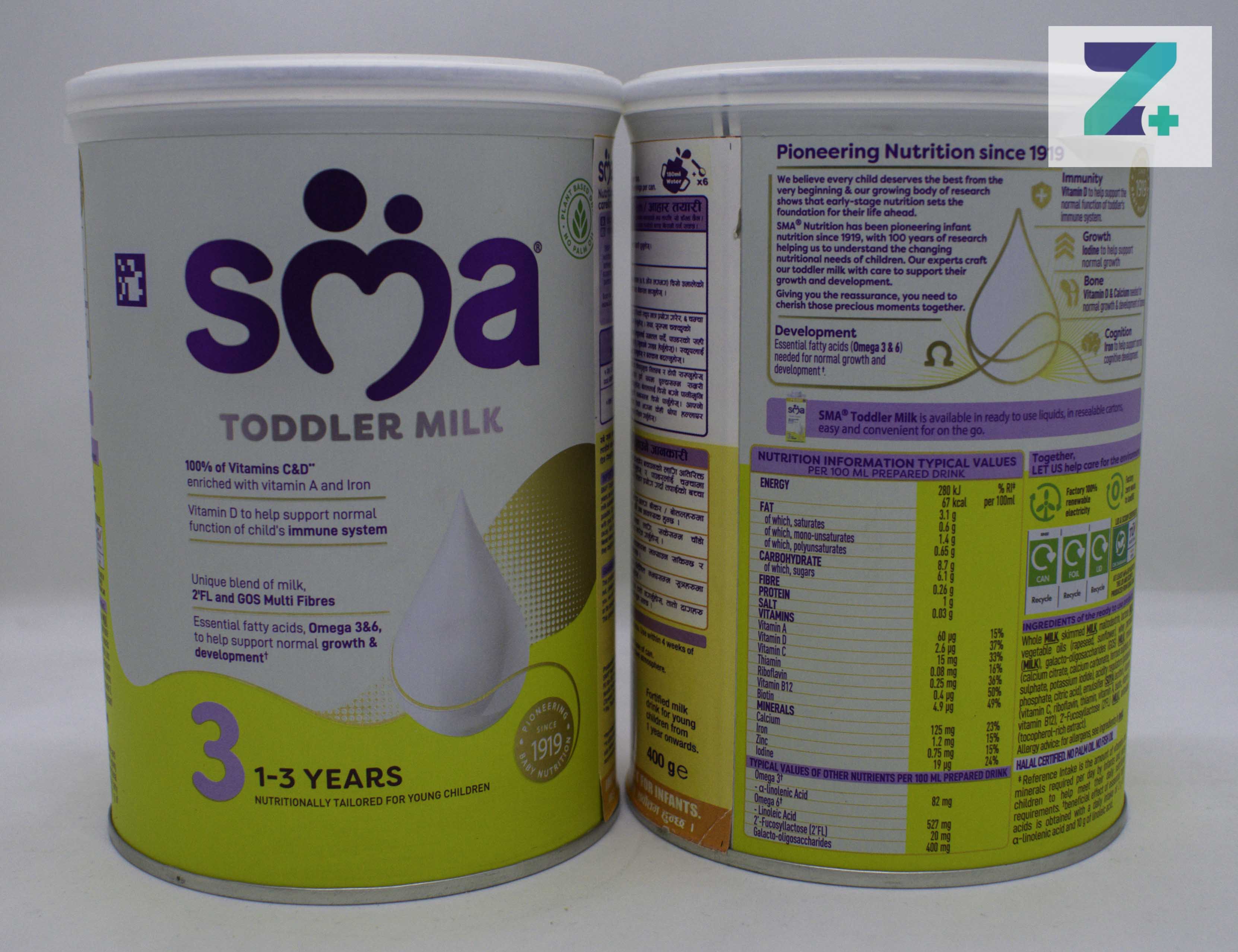 SMA FOLLOWING  TODDLERS MILK STAGE 3