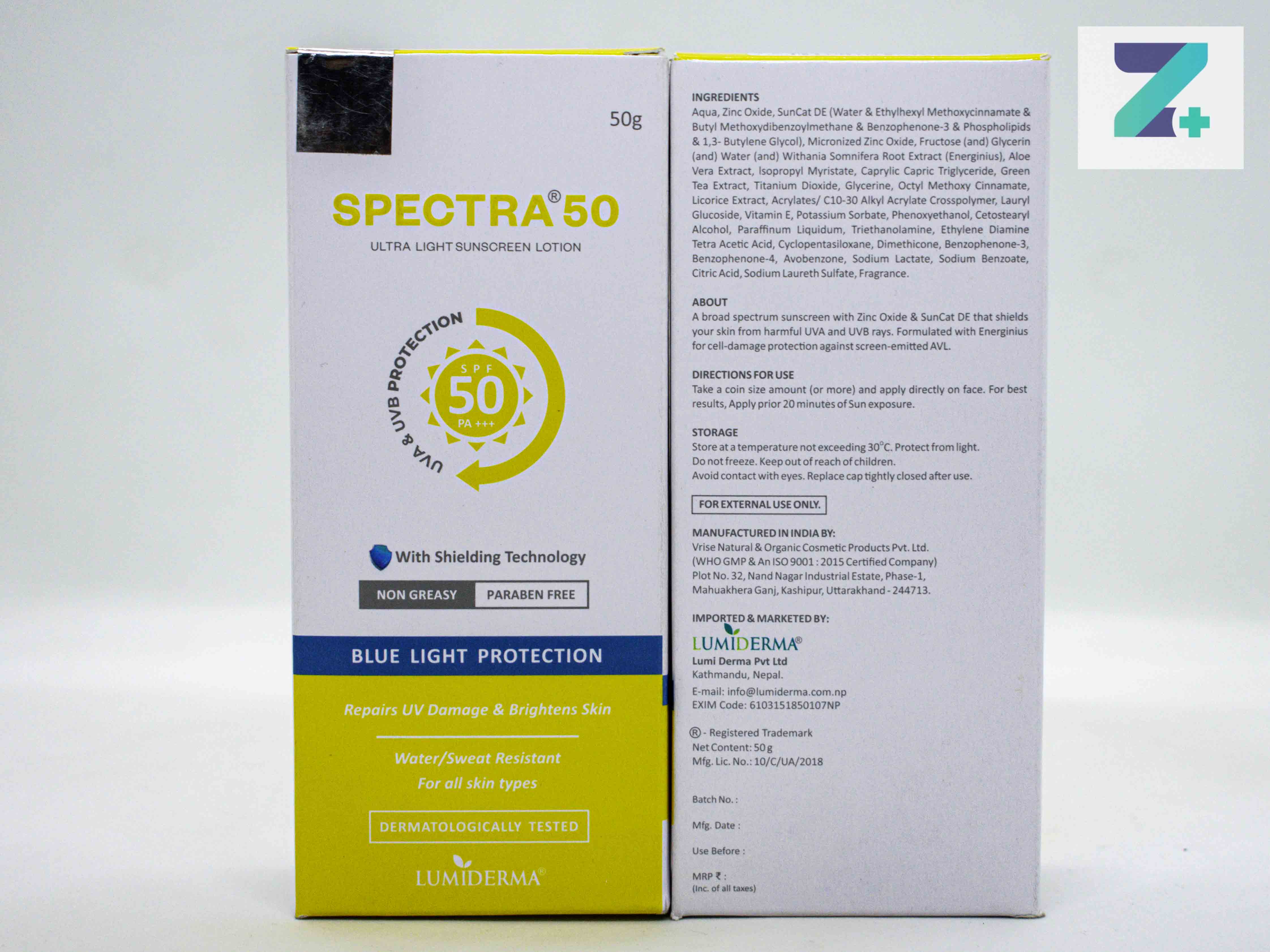 SPECTRA 50 SUNSCREEN