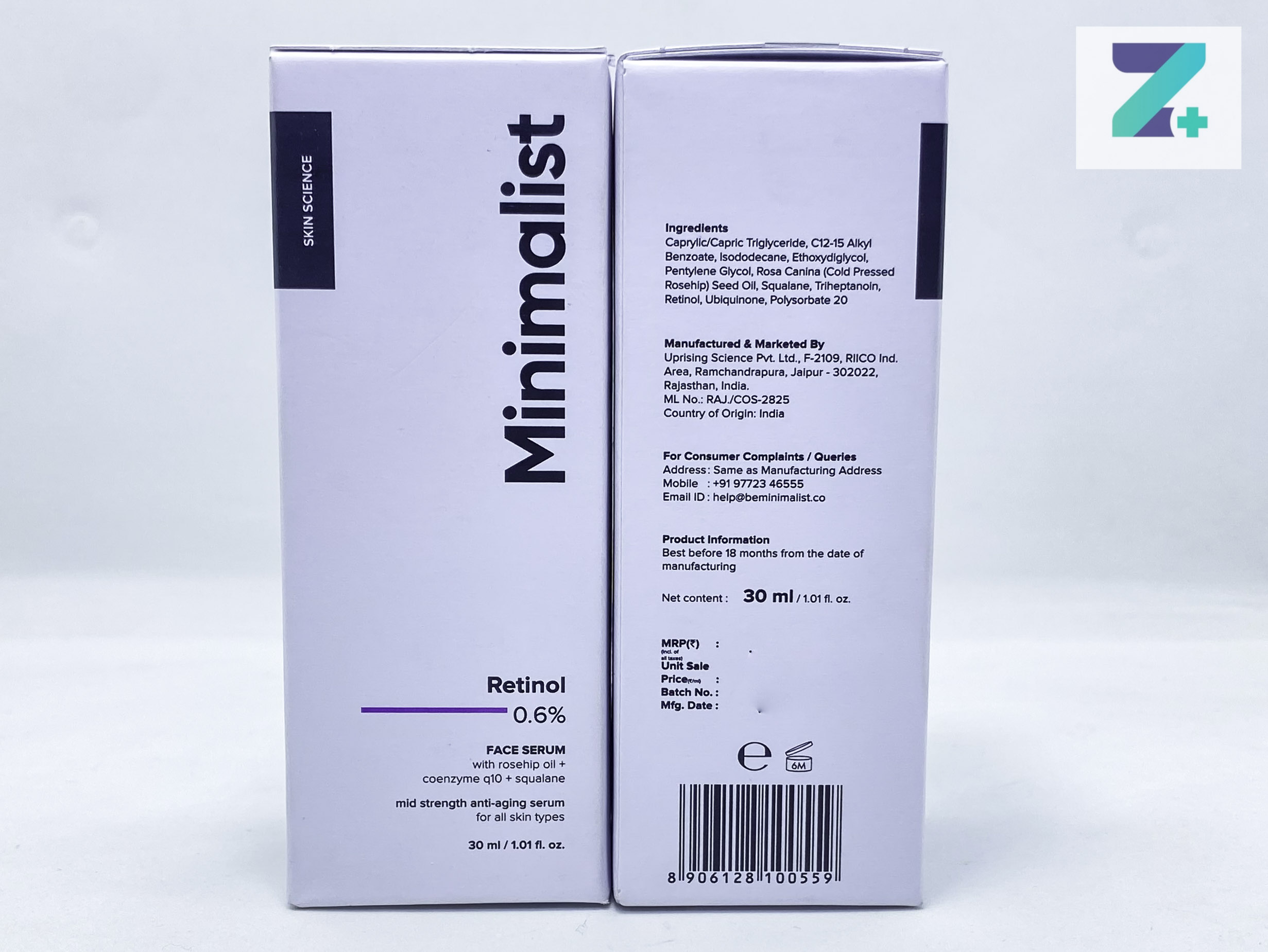 MINIMALIST 0.6% RETINOL FACE SERUM
