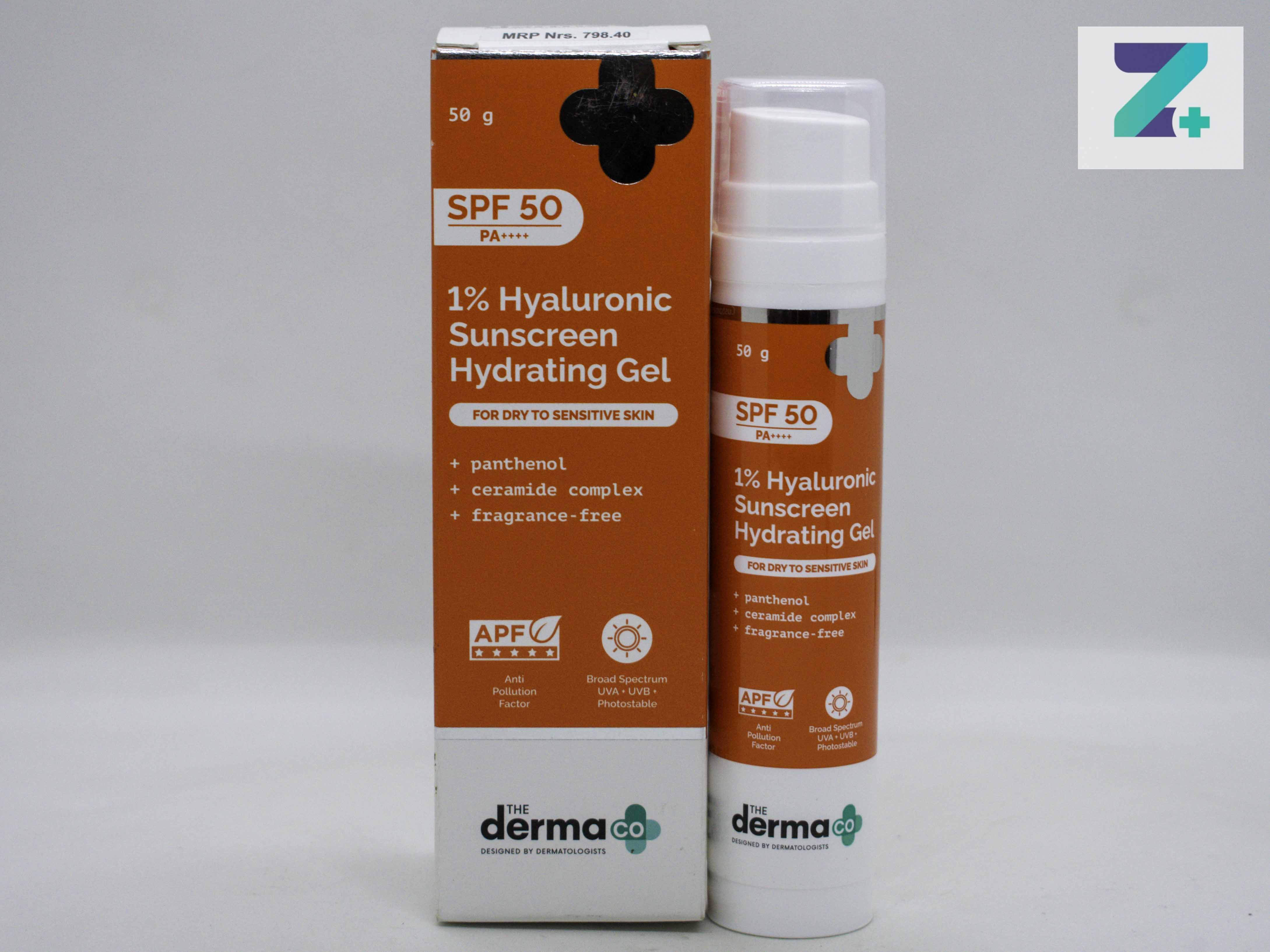 DERMA CO  1% HYALURONIC SUSNCREEN HYDRATING GEL