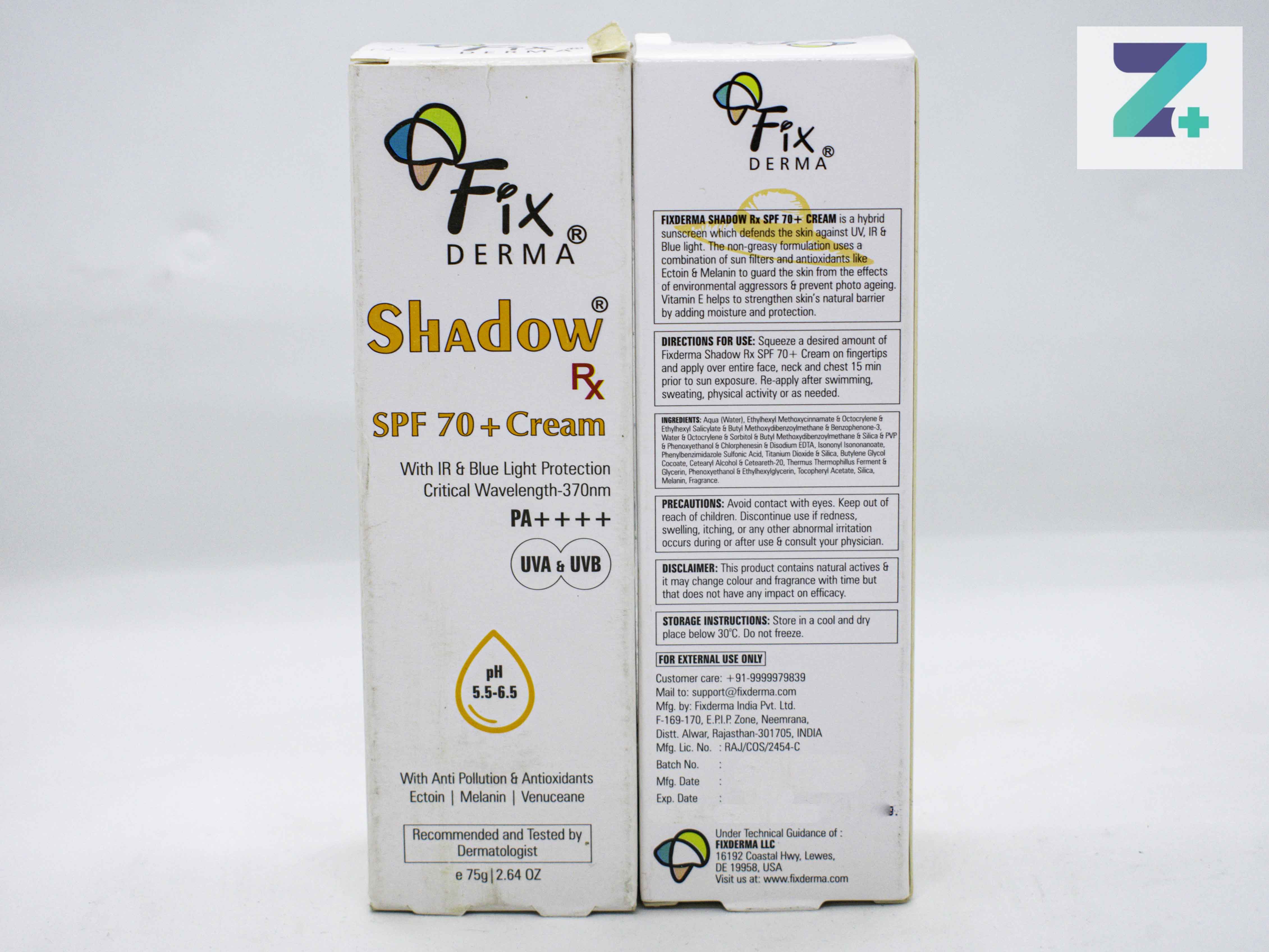 FIX DERMA SHADOW SPF 70 + SUNS