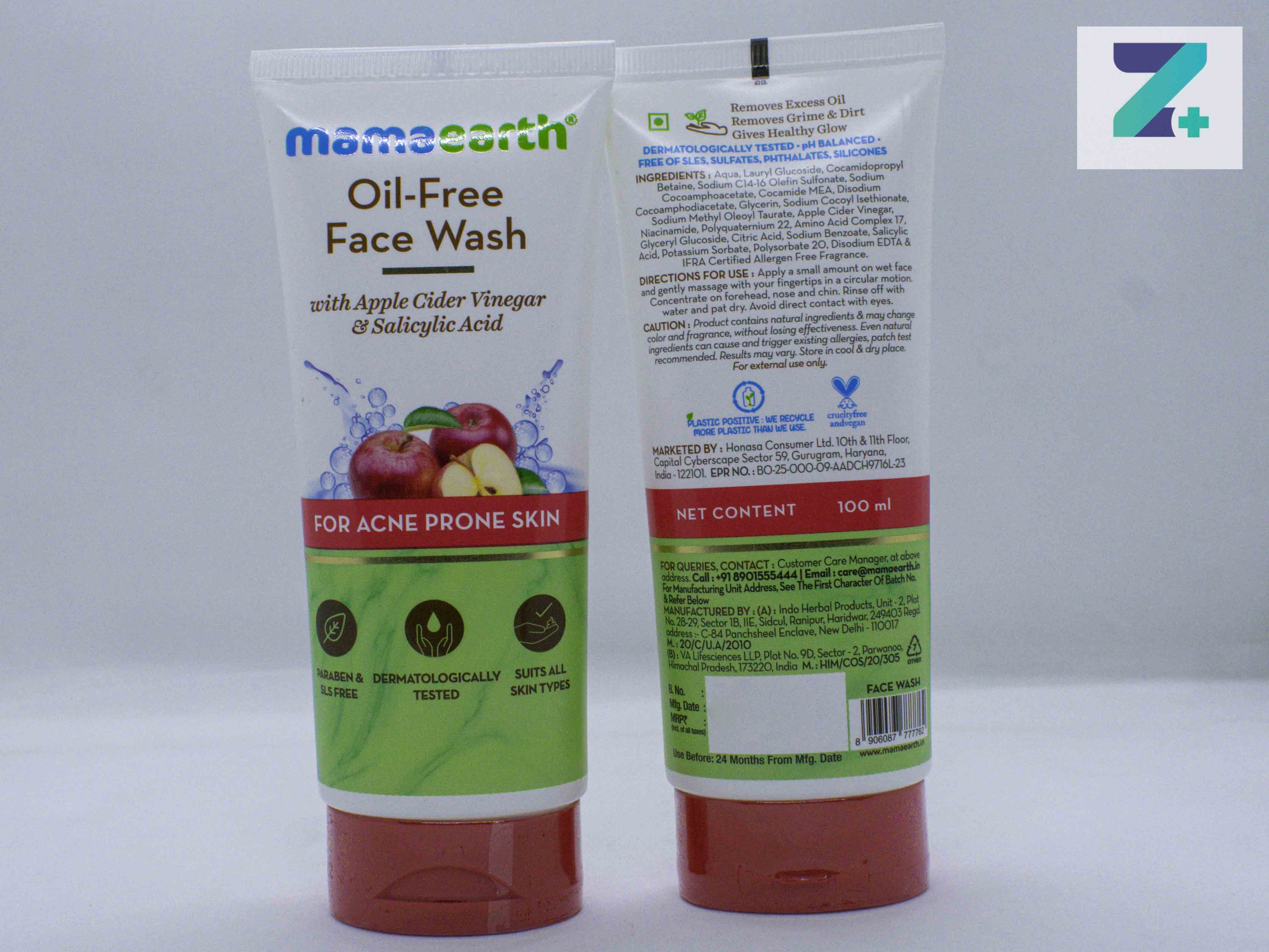 MAMAEARTH OIL-FREE FACE WASH