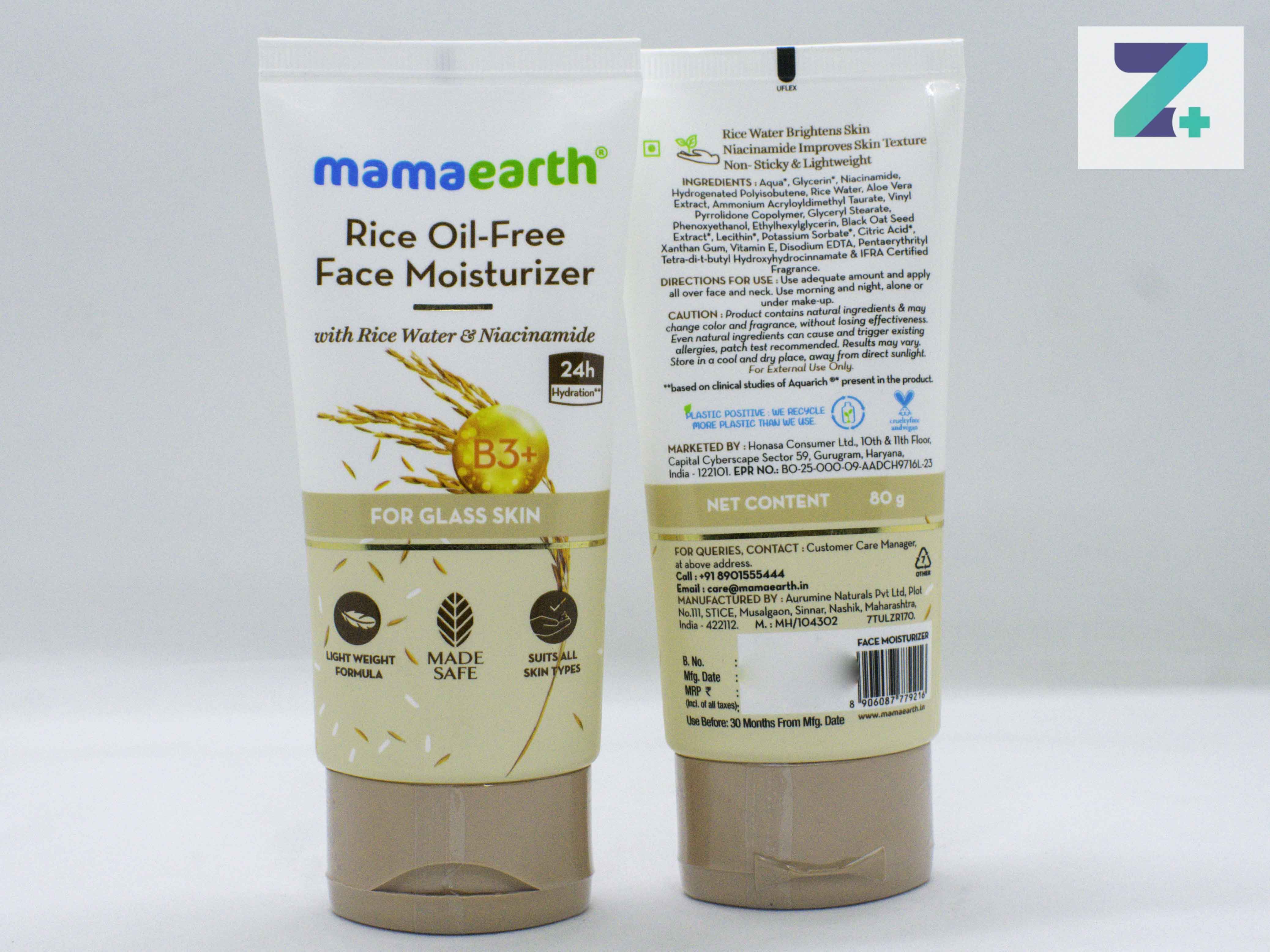 MAMAEARTH RICE OIL-FREE FACE MOISTURIZER