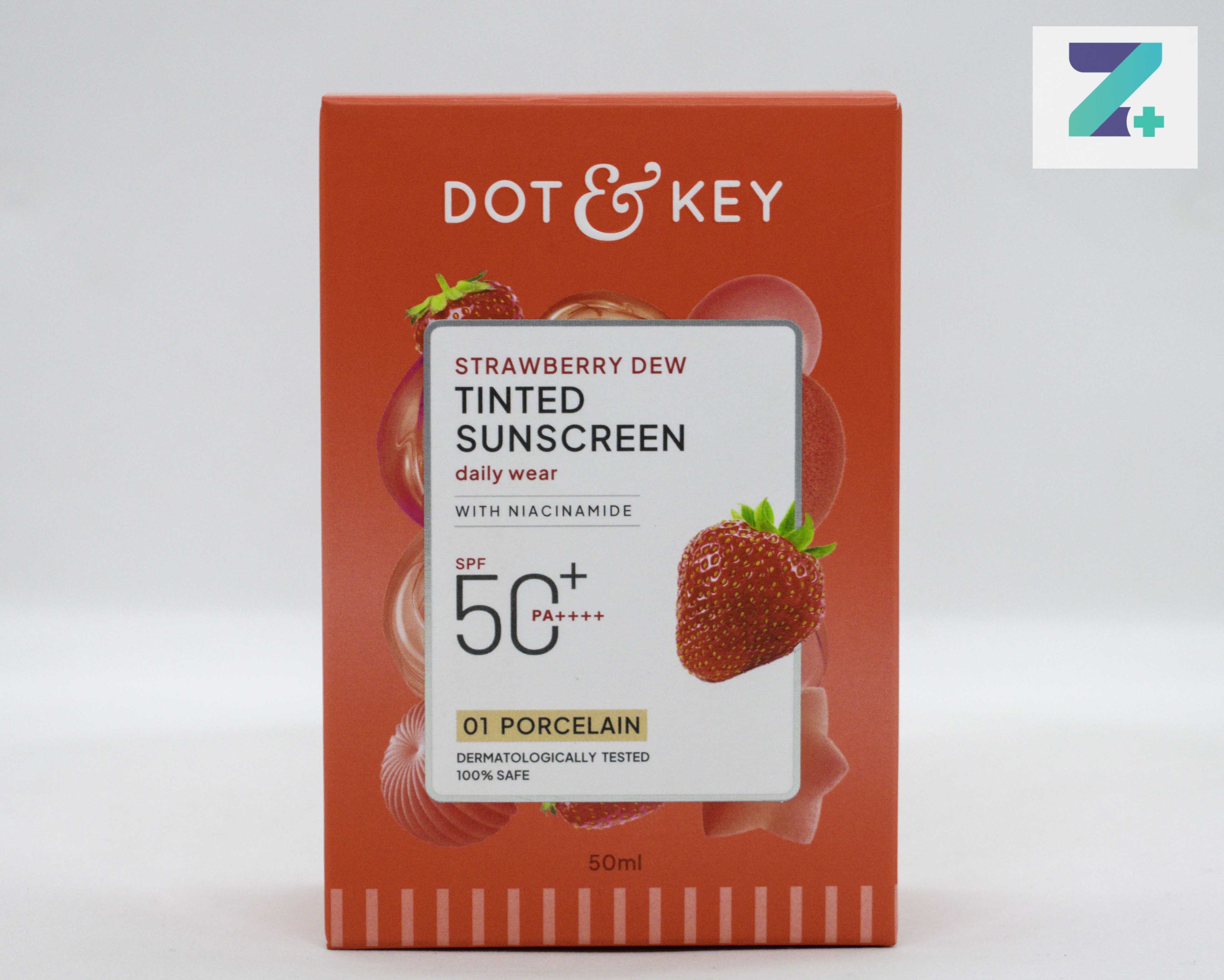 DOT & KEY STRAWBERRY DEW PORCELAIN SPF 50 TINTED SUNSCREEN