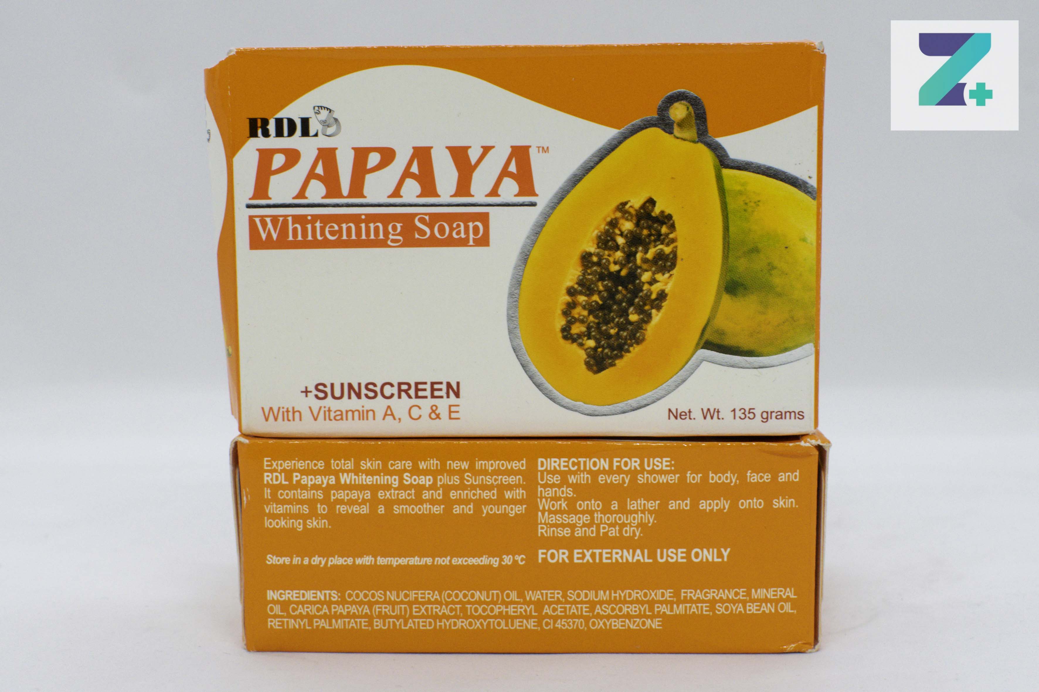 RDL PAPAYA WHITENING SOAP