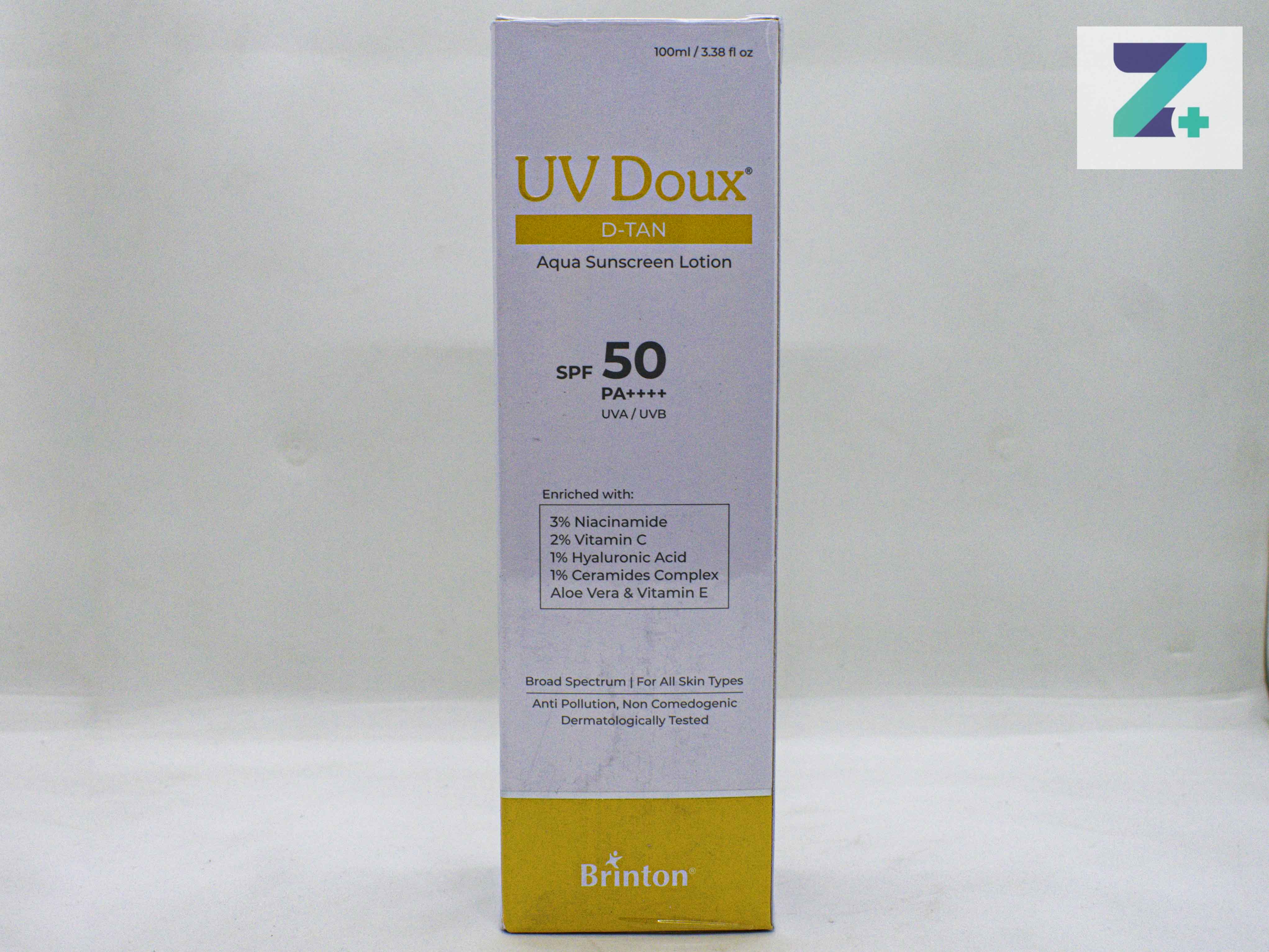 UV DOUX D-TAN AQUA SUNSCREEN LOTION