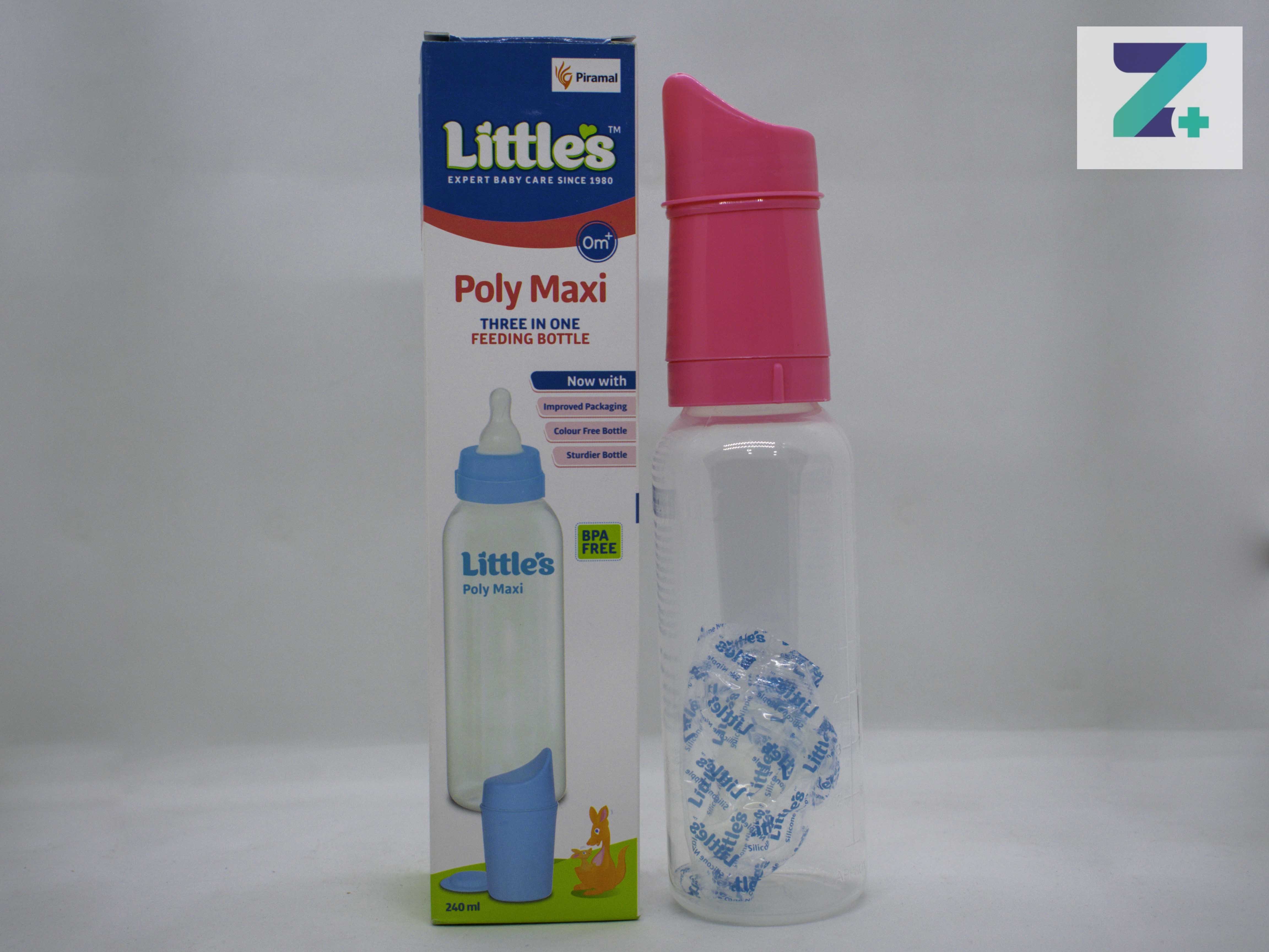 LITTLES POLY MAXI FEEDING BOTTLE