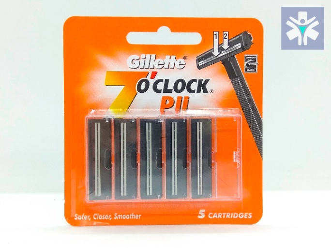 GILLETTE 7O'CLOCK PII CARTRIDGE