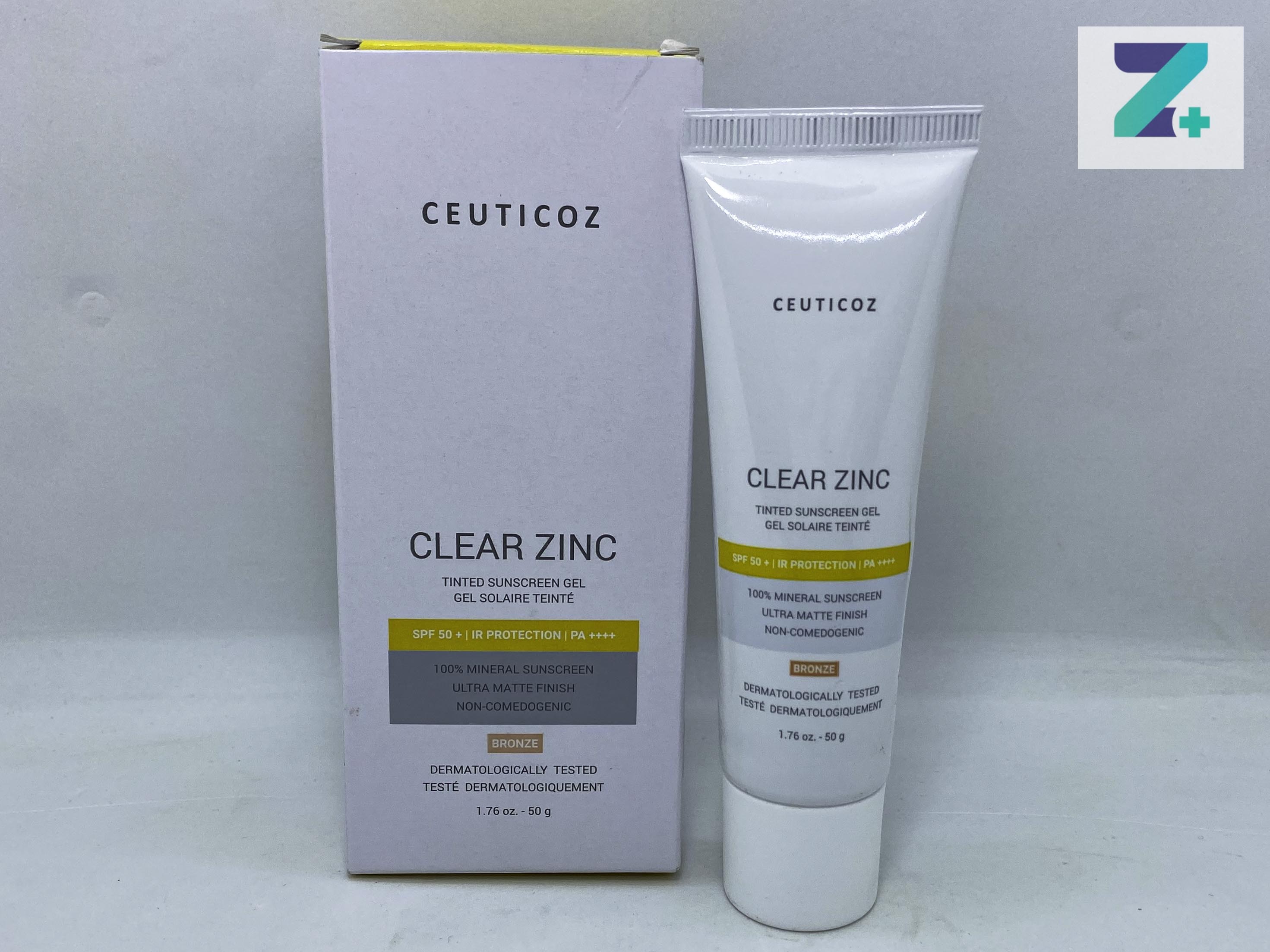 CLEAR ZINC TINTED (BRONZE) SUNSCREEN SPF