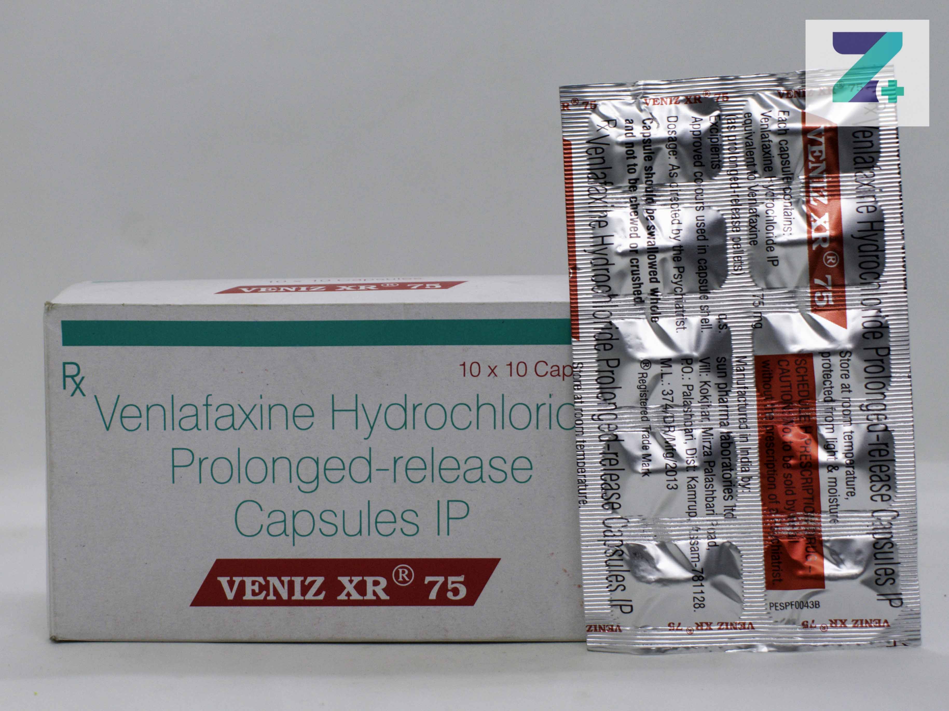 VENIZ XR 75MG