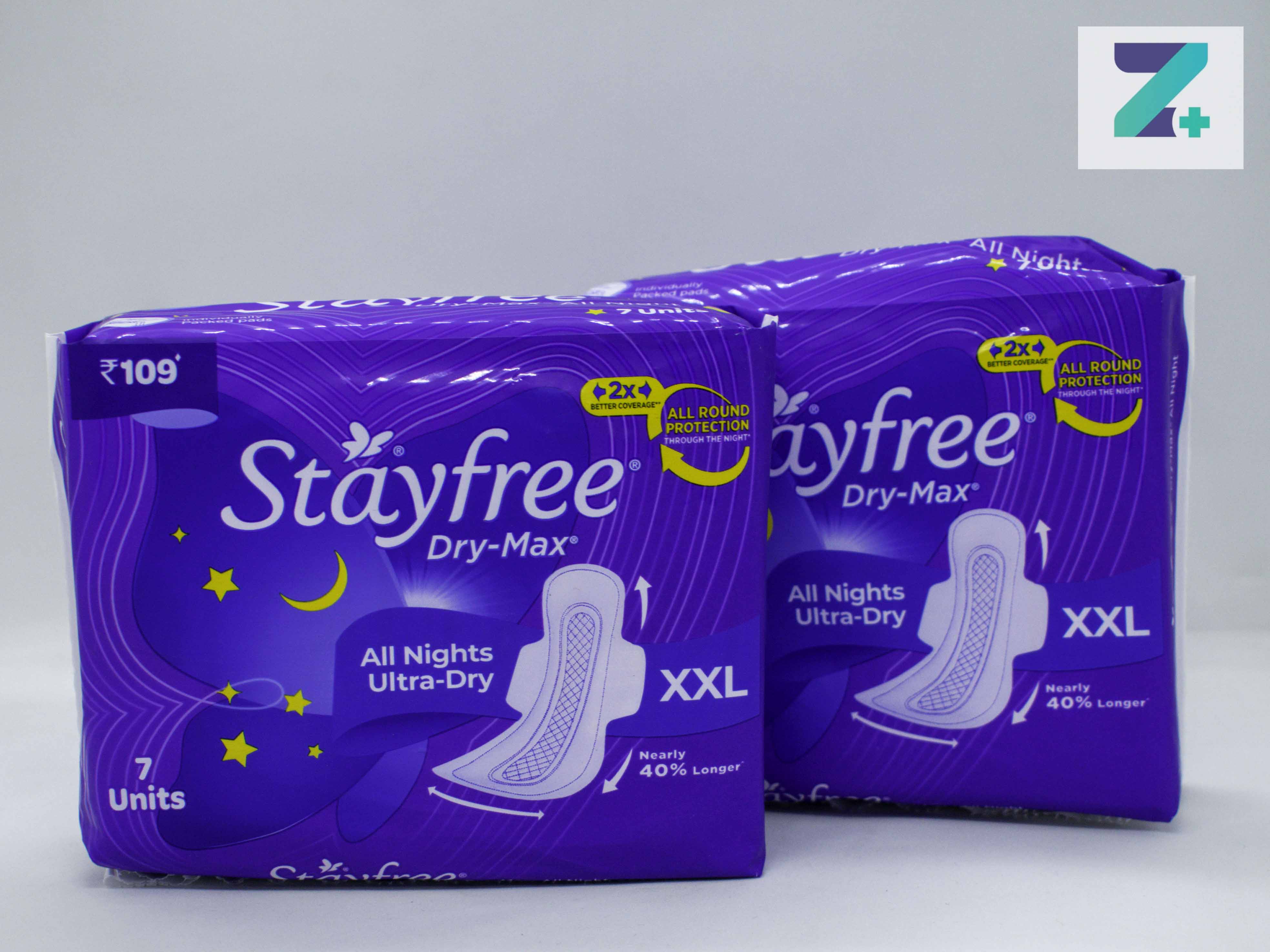 STAYFREE DRY-MAX ALL NIGHT ULTRA-DRY XL PADS