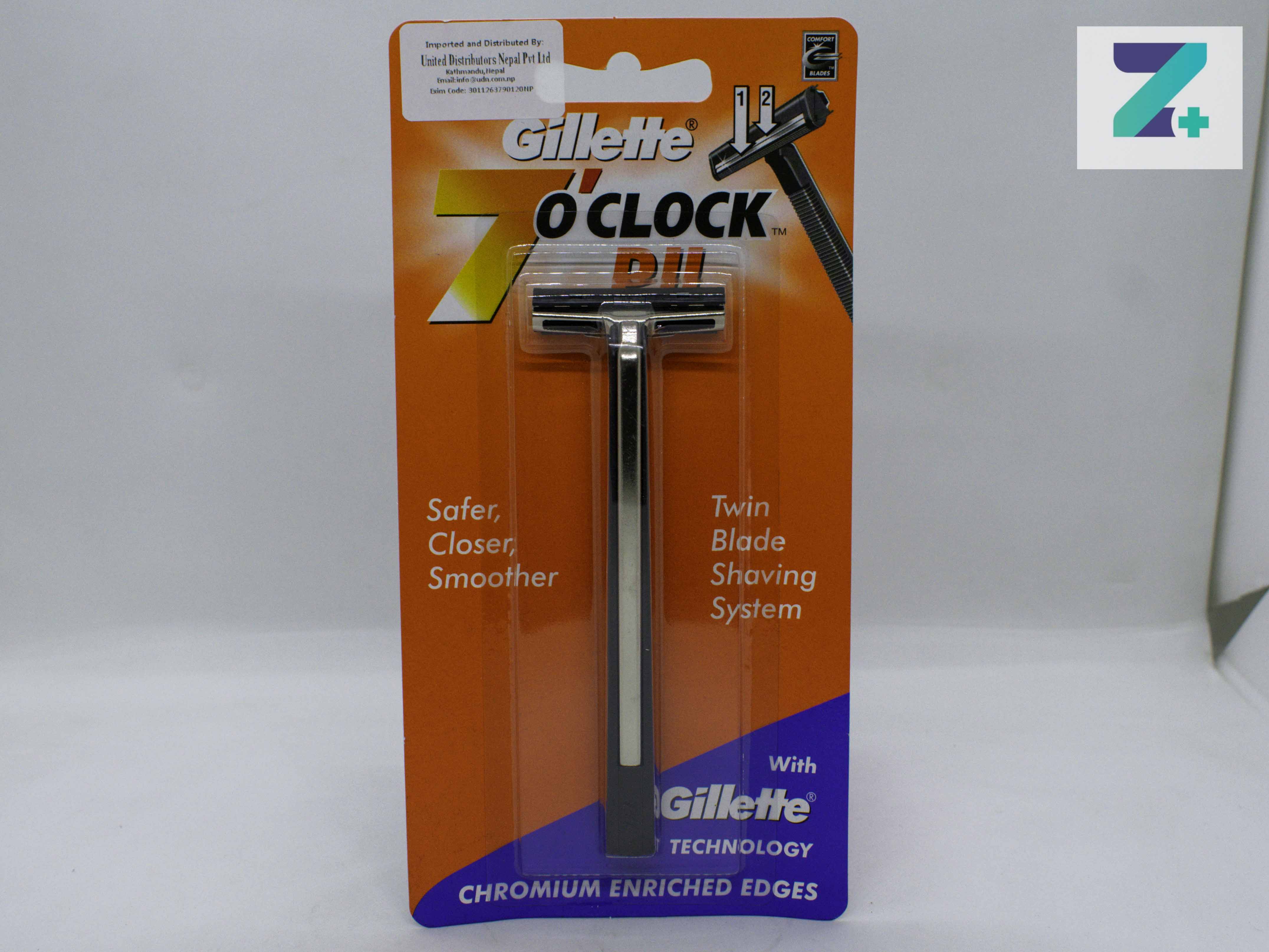 GILLETTE 7O'CLOCK PII RAZOR