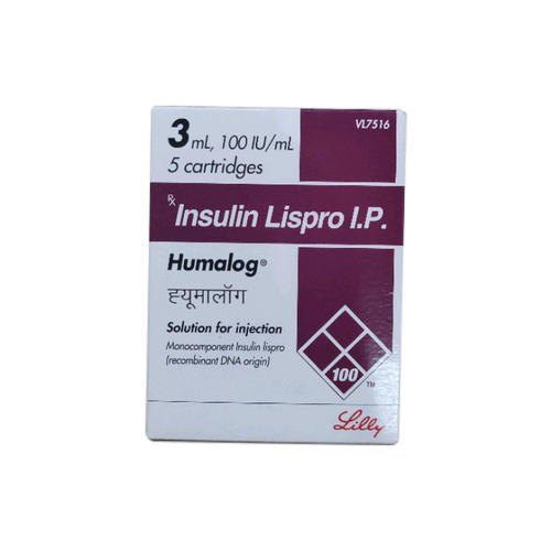 HUMALOG LISPRO 100IU CARTRIDGE
