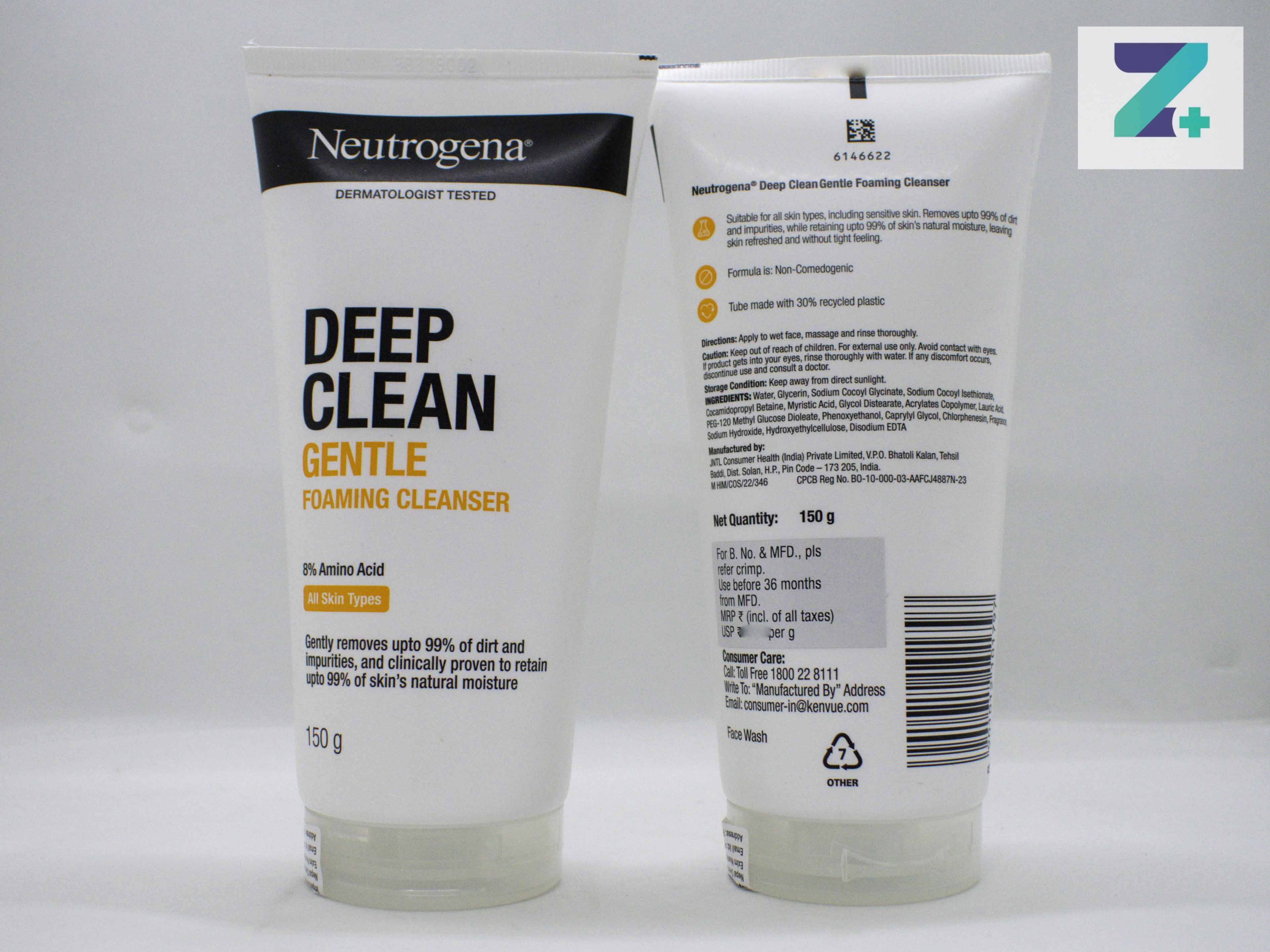 NEUTROGENA DEEP CLEAN GENTLE FOAMING CLEANSER
